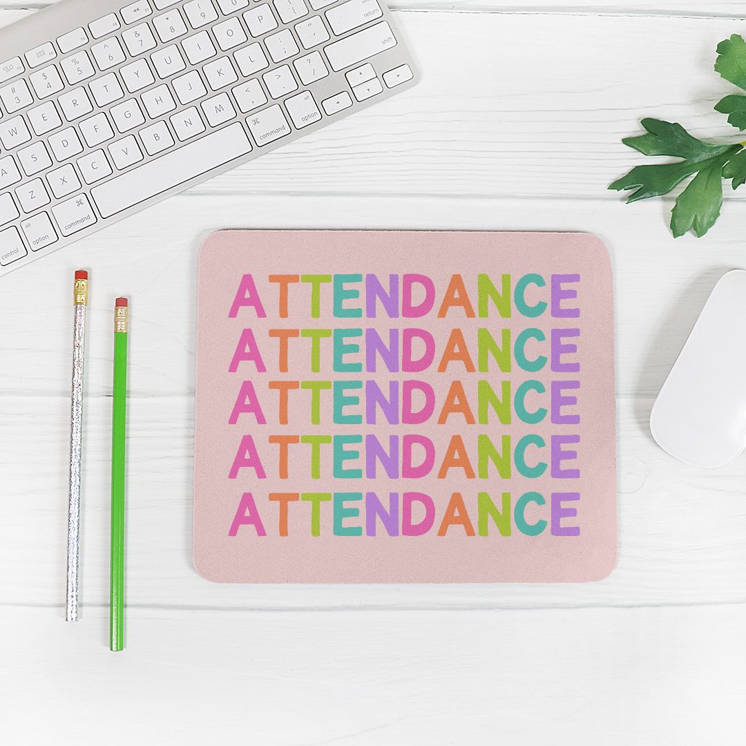 Attendance Mousepad PINK