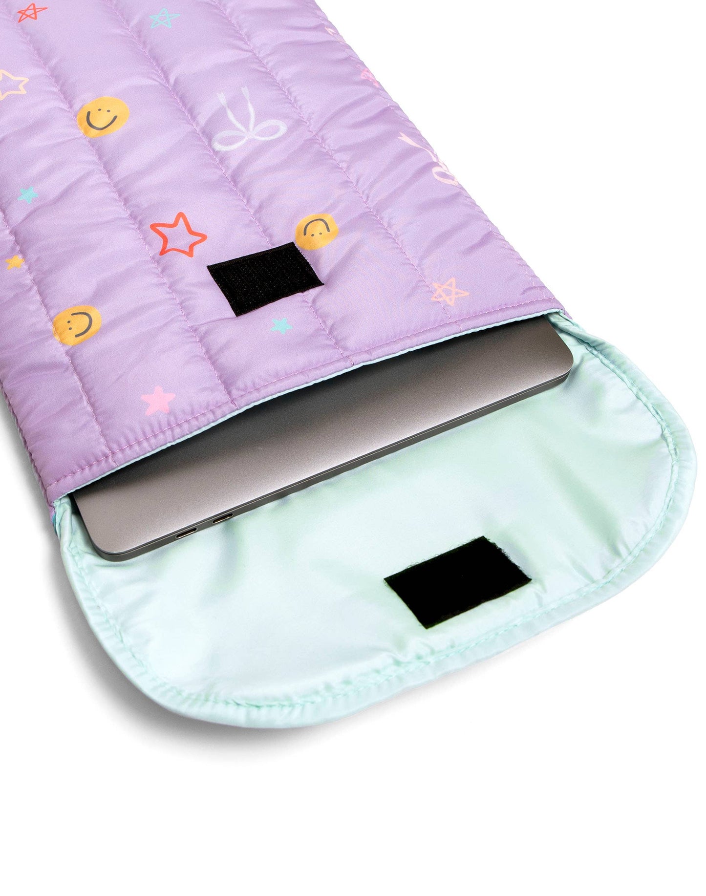 Smiley Faces & Coquette Bows Laptop Sleeve