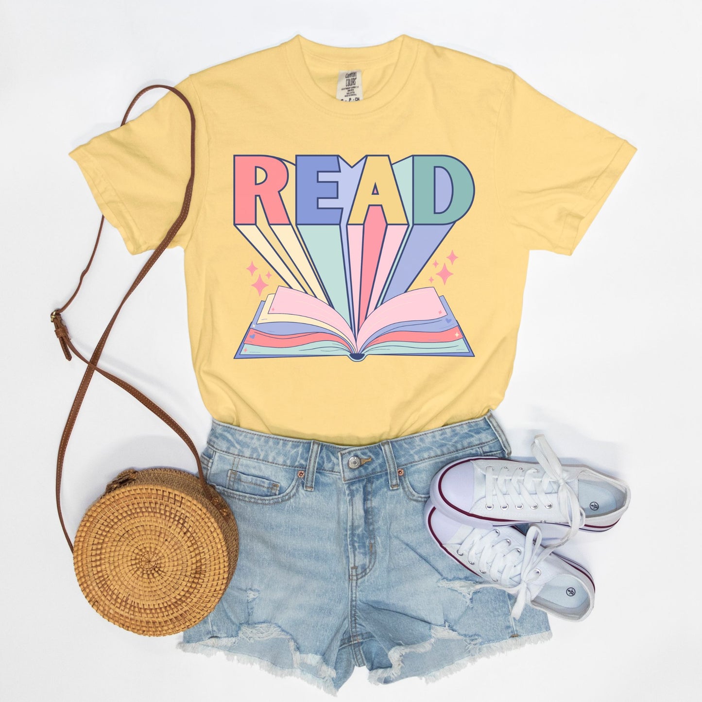 Read Retro Book Tee