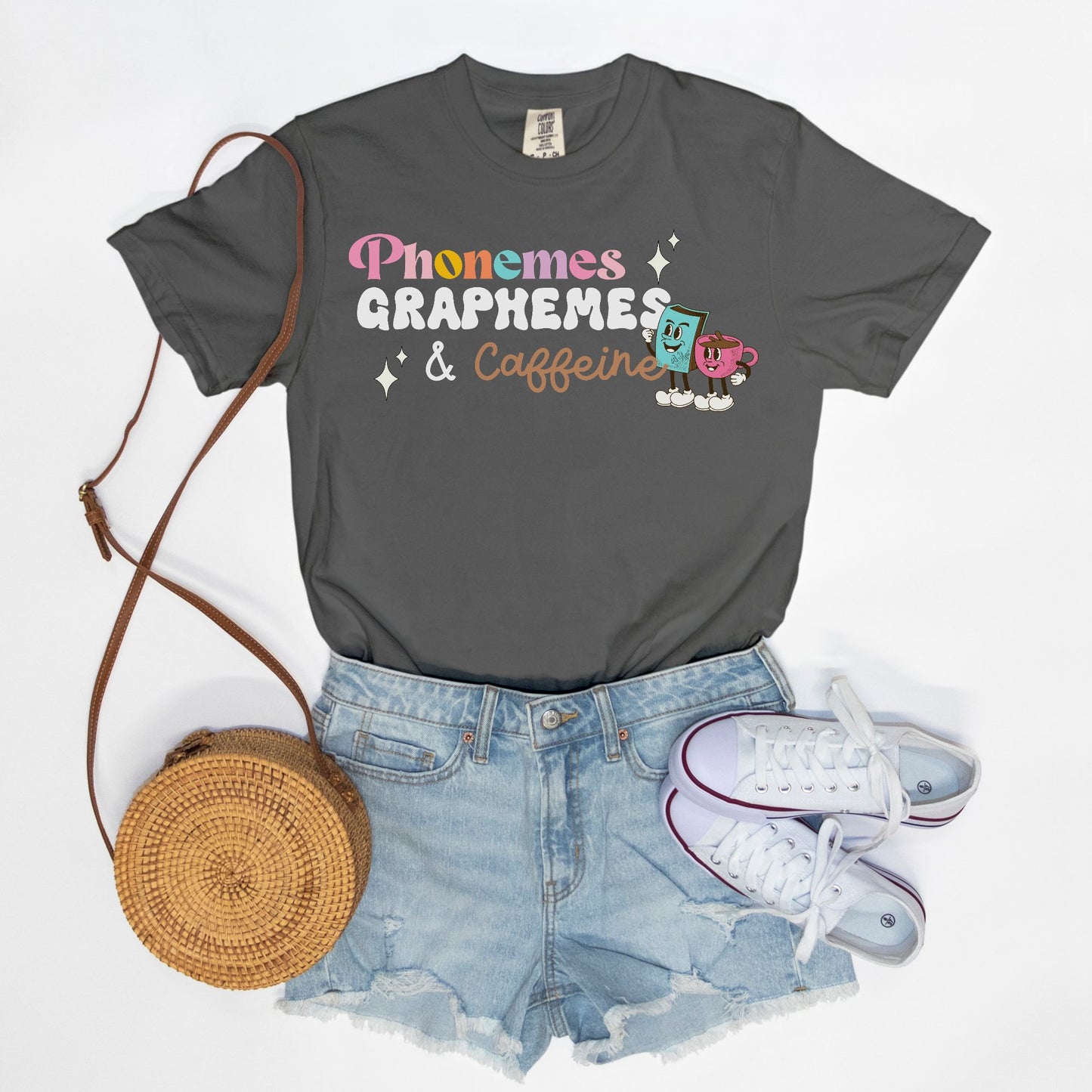 Phonemes, Graphemes, and Caffeine Tee