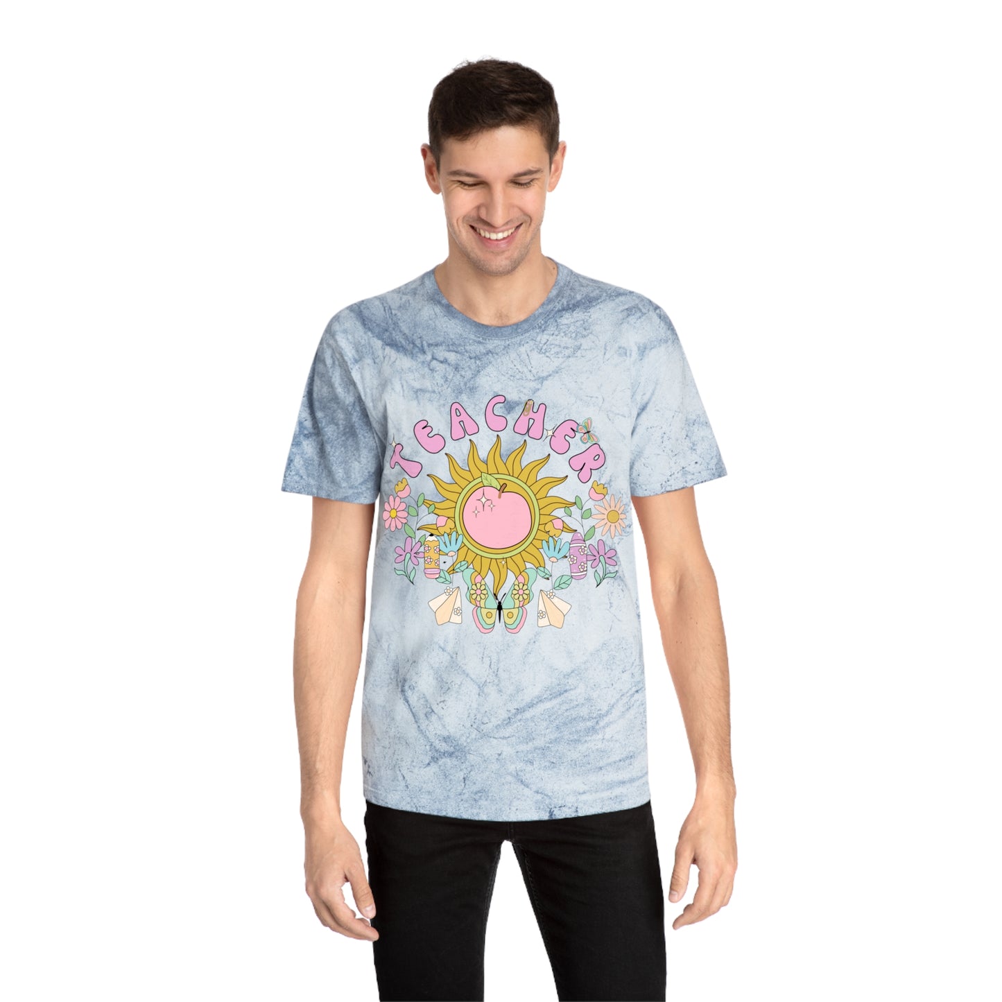 Boho Teacher Color Blast Tee