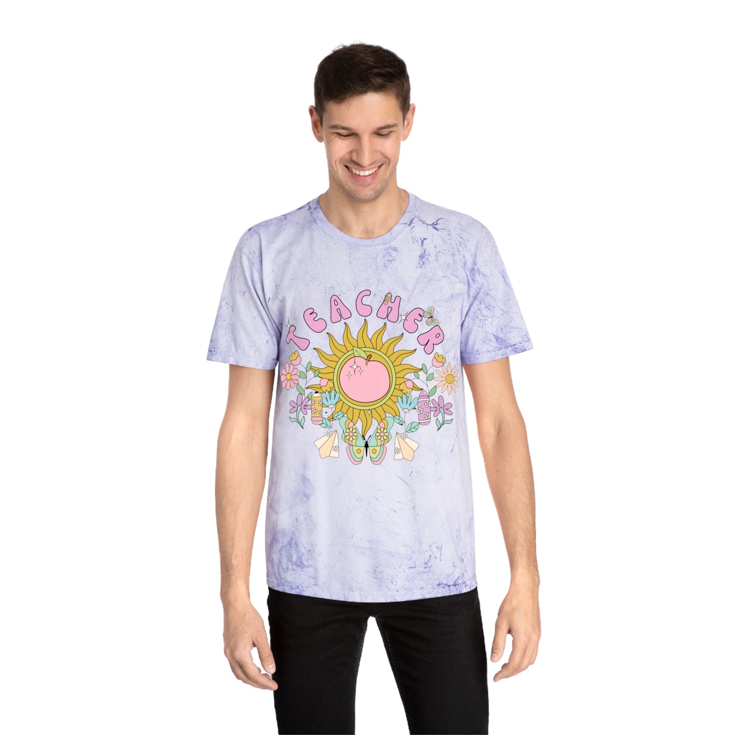 Boho Teacher Color Blast Tee