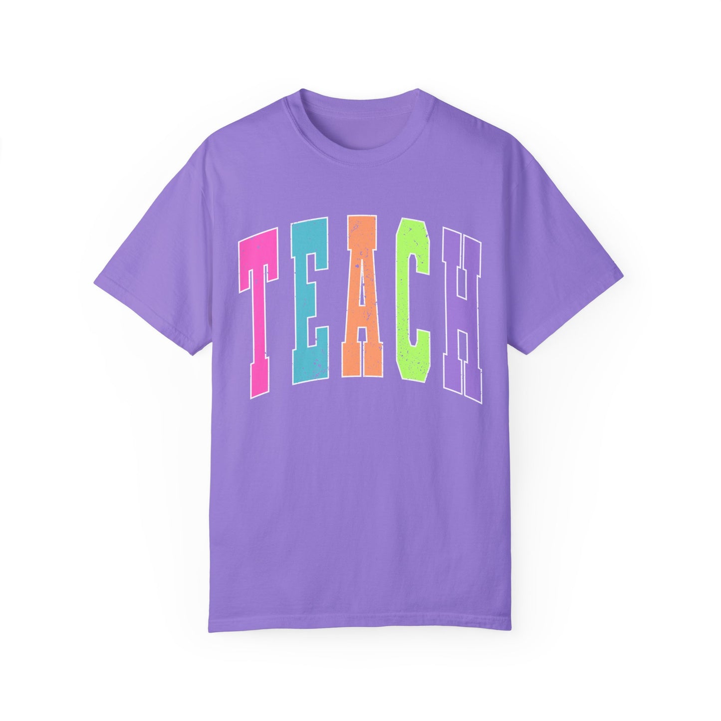 Neon Varsity Teach Tee