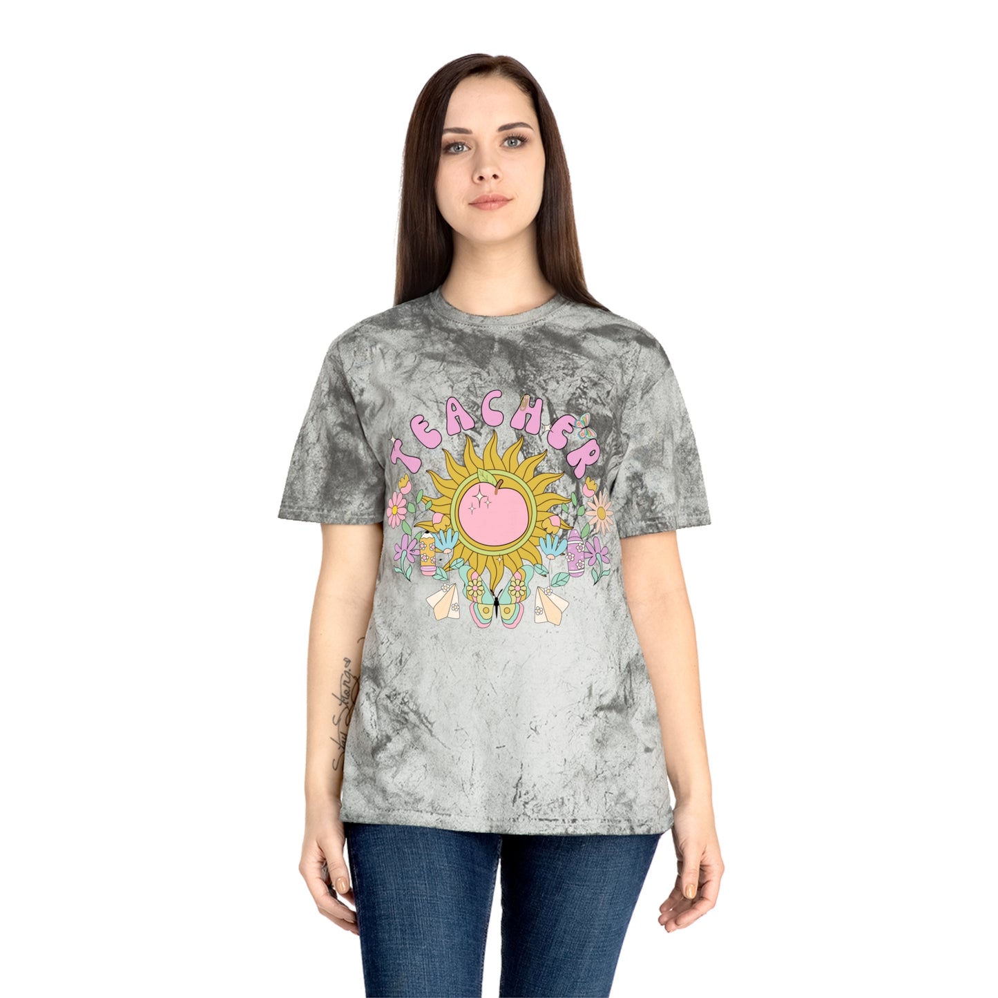 Boho Teacher Color Blast Tee