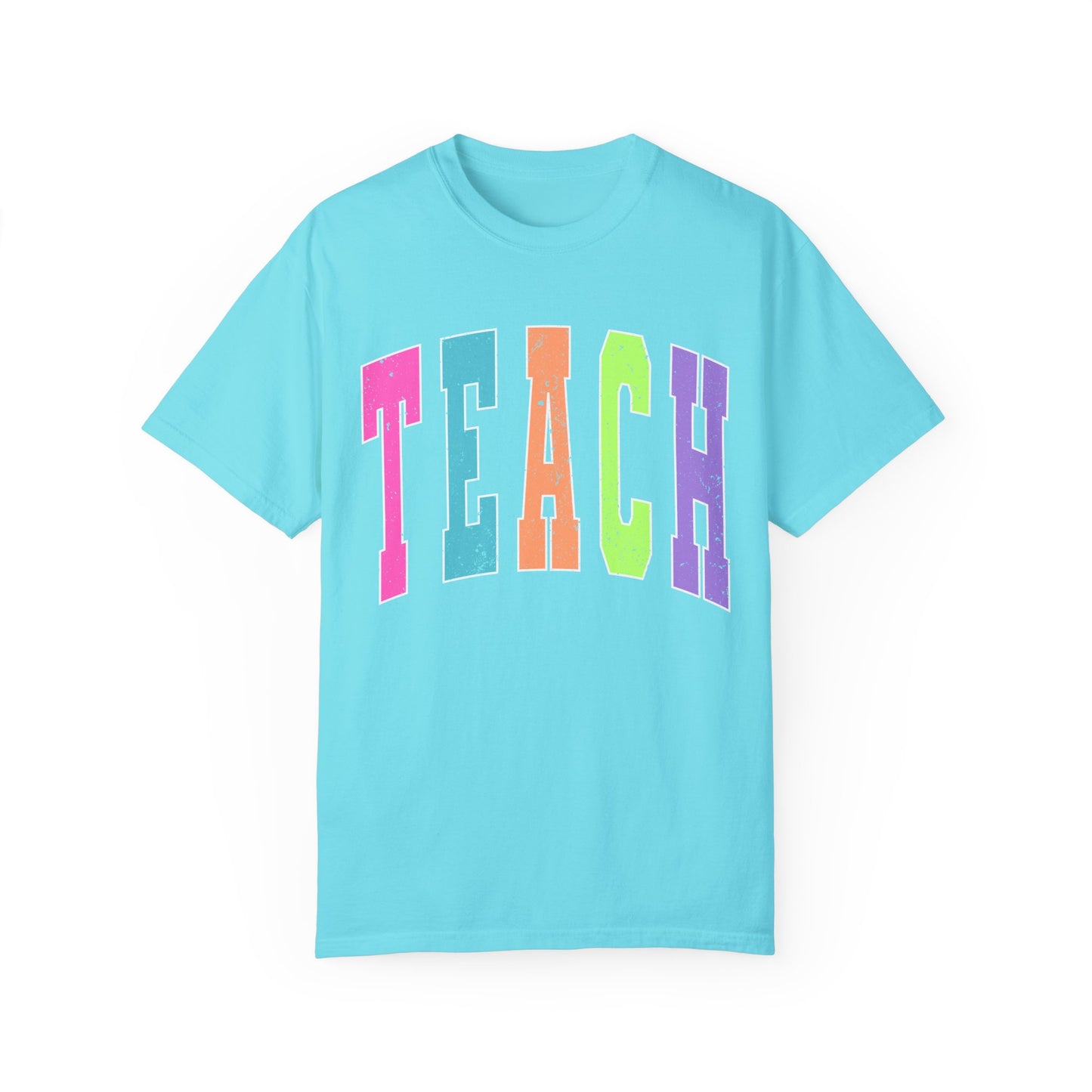 Neon Varsity Teach Tee