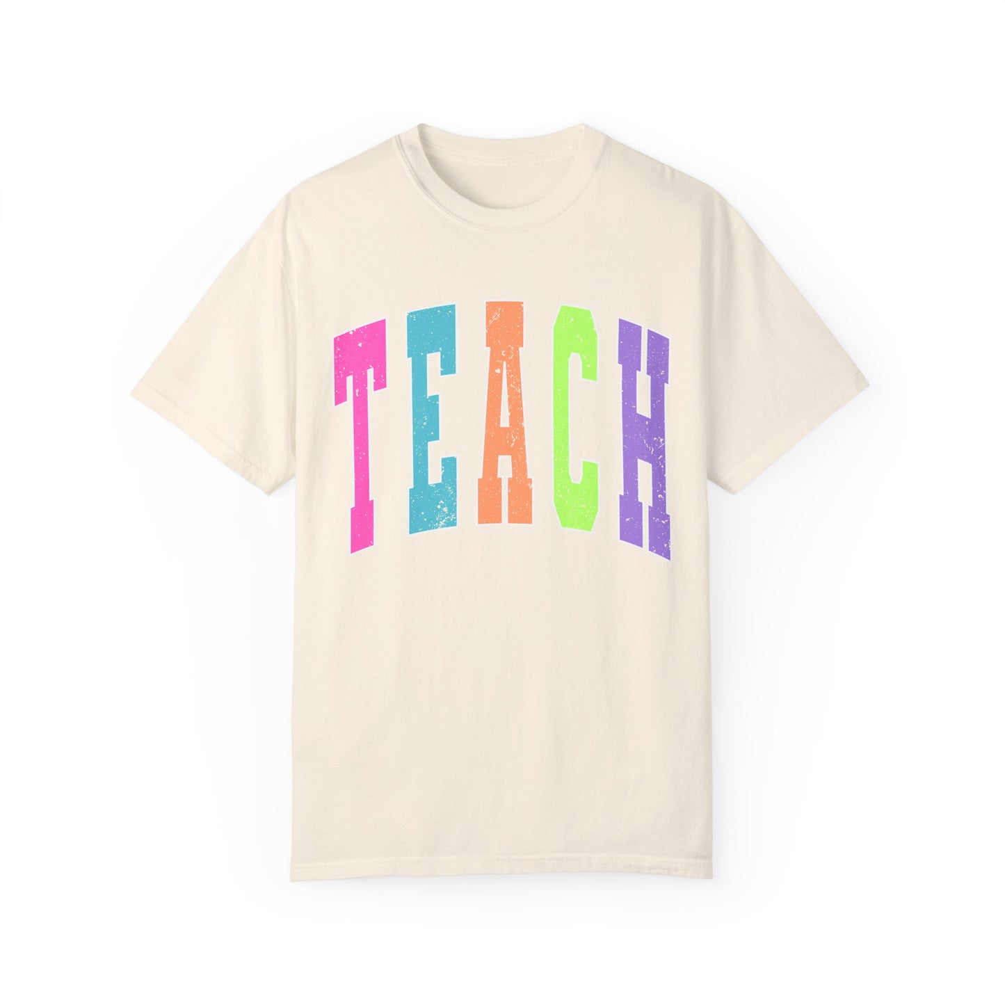 Neon Varsity Teach Tee