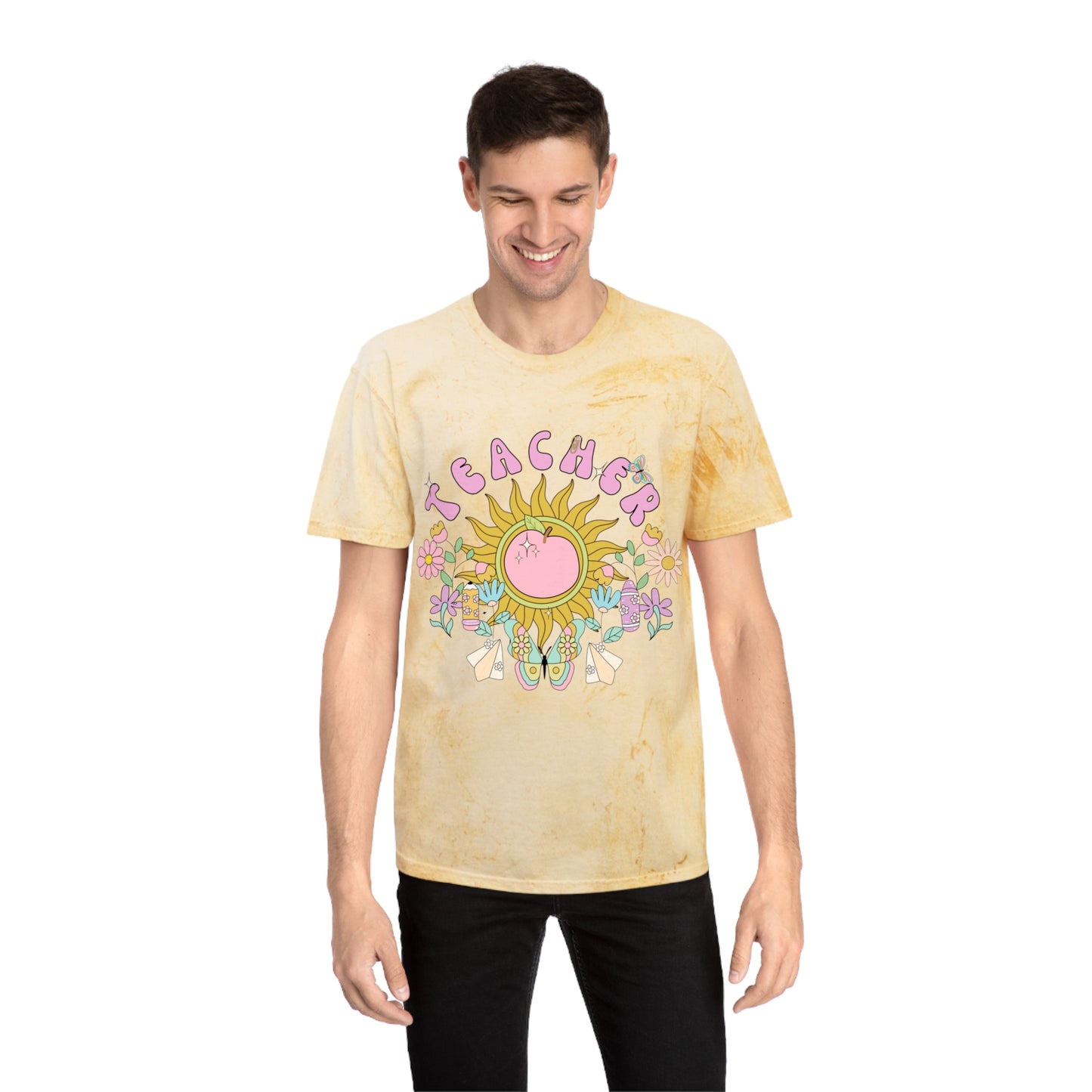 Boho Teacher Color Blast Tee