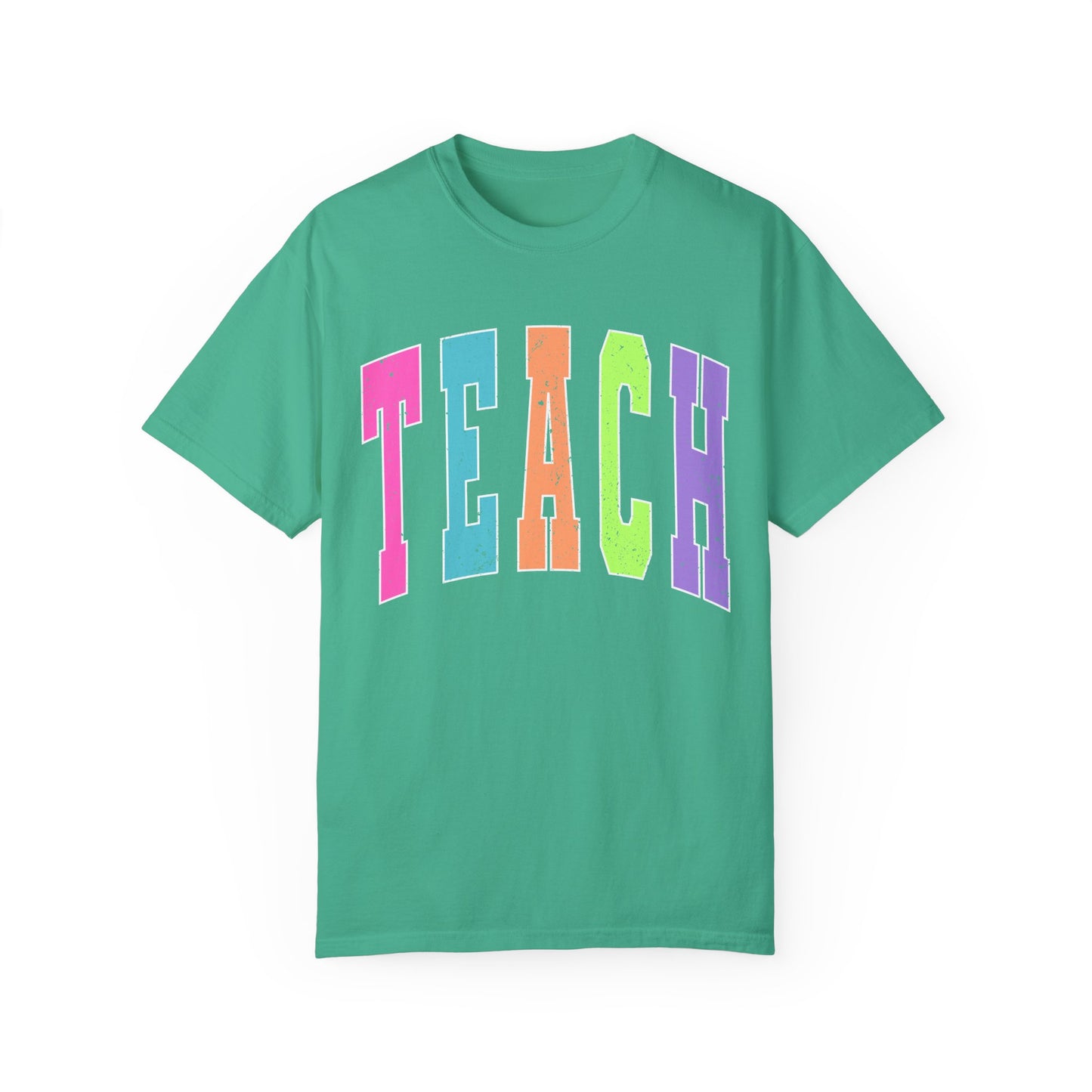 Neon Varsity Teach Tee
