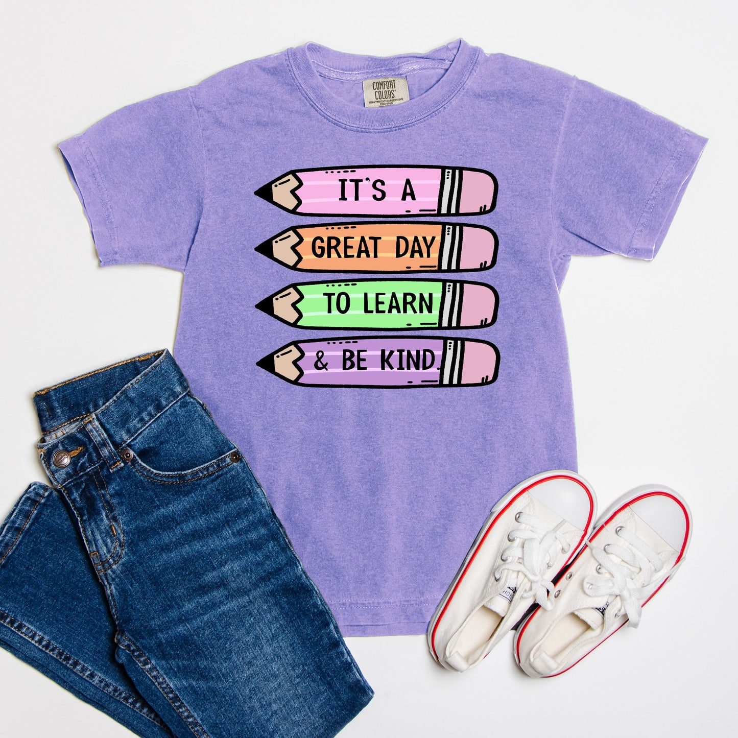 It's A Great Day To Learn And Be Kind YOUTH Tee