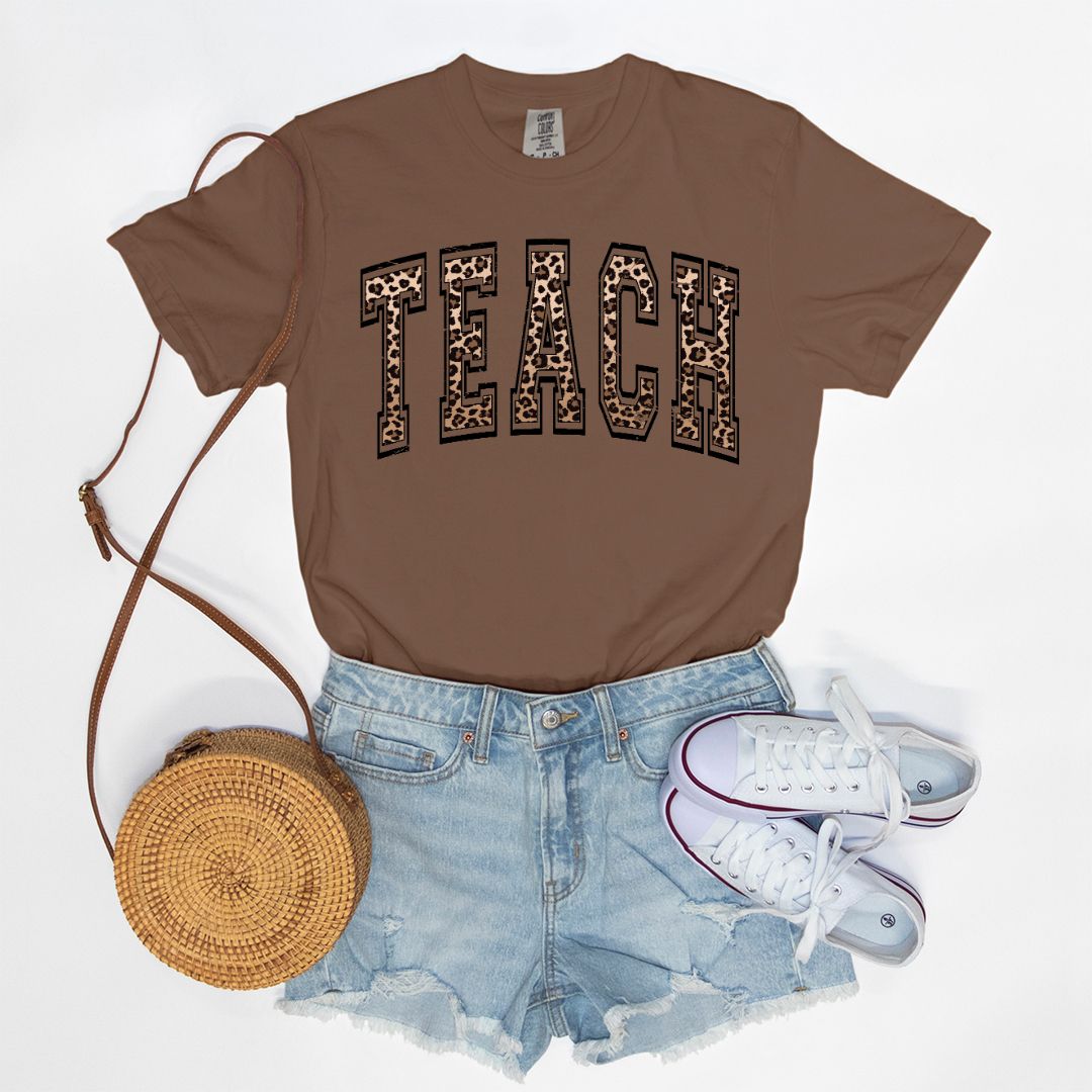 Leopard Teach Varsity Tee