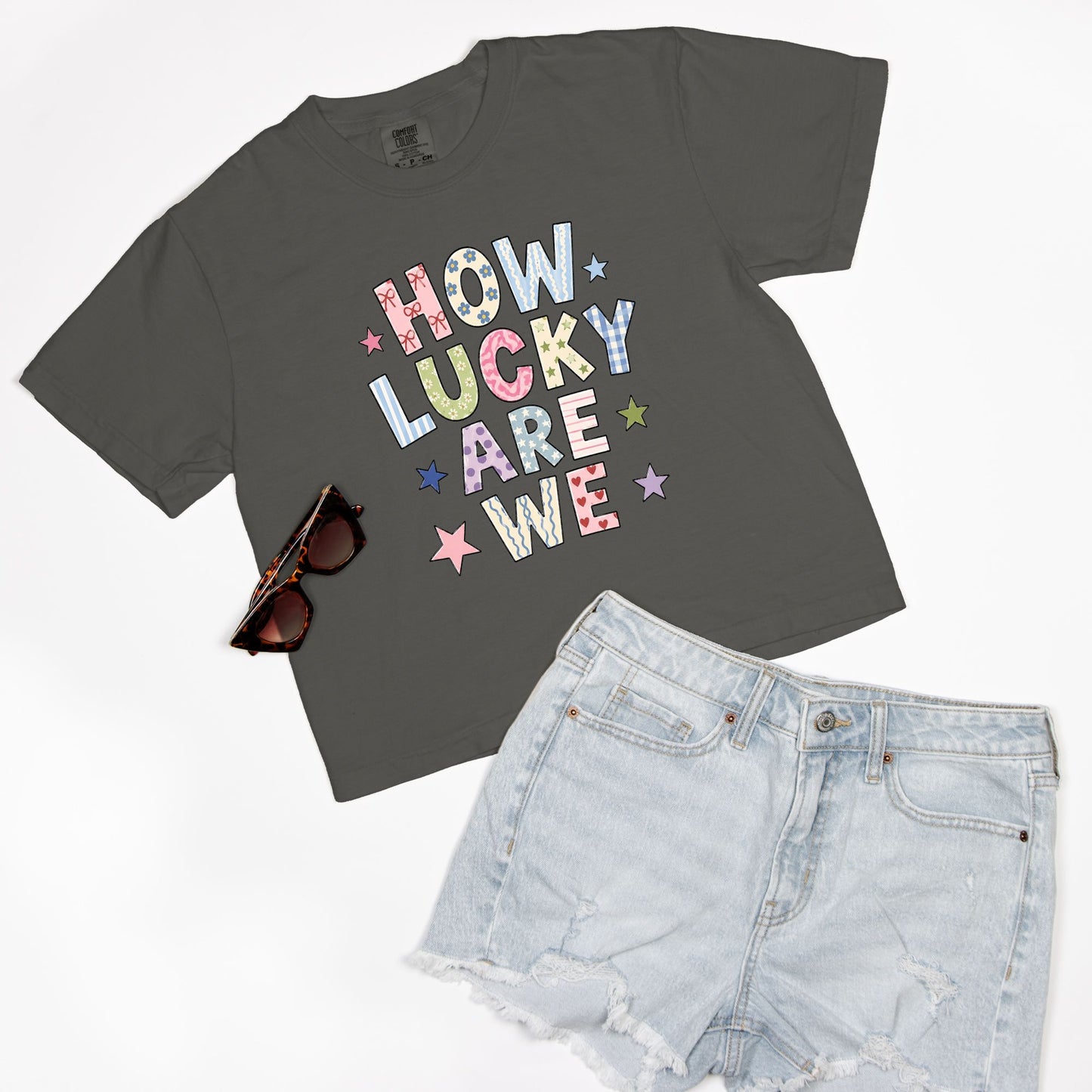 How Lucky Are We BOXY Tee