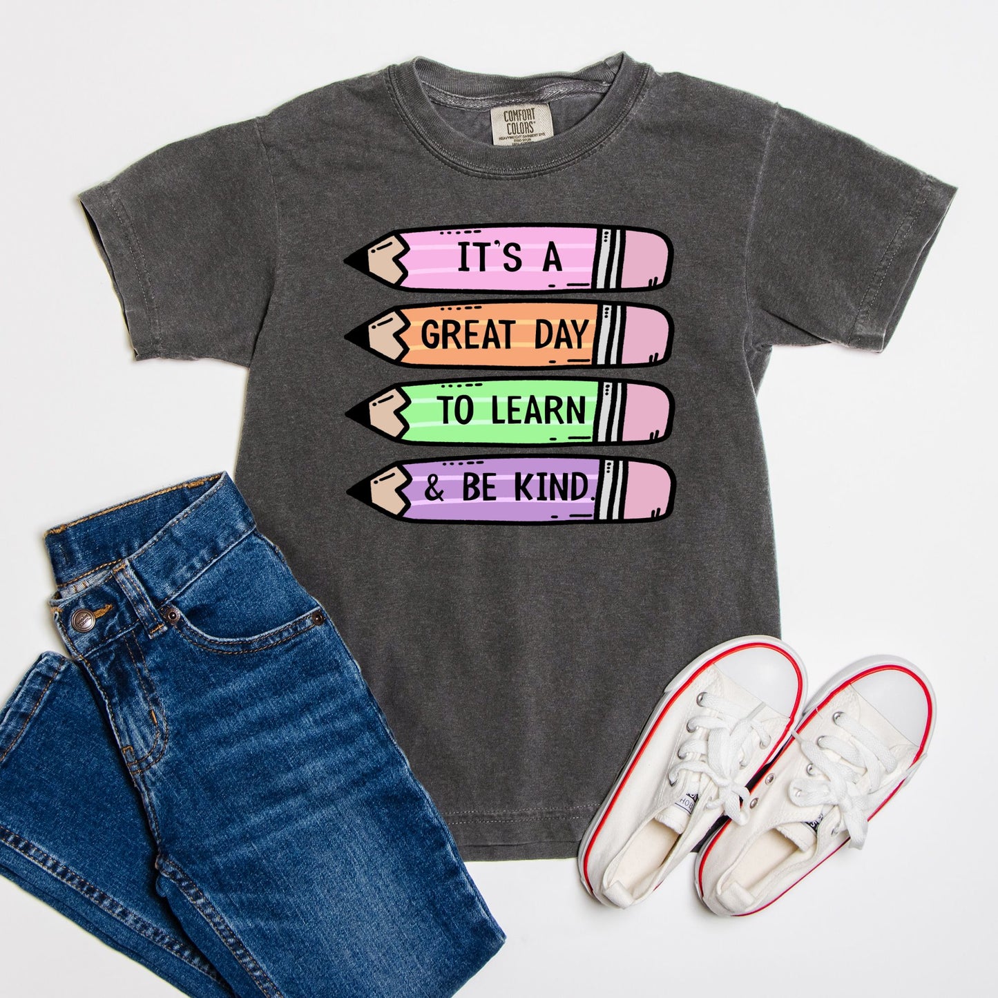 It's A Great Day To Learn And Be Kind YOUTH Tee