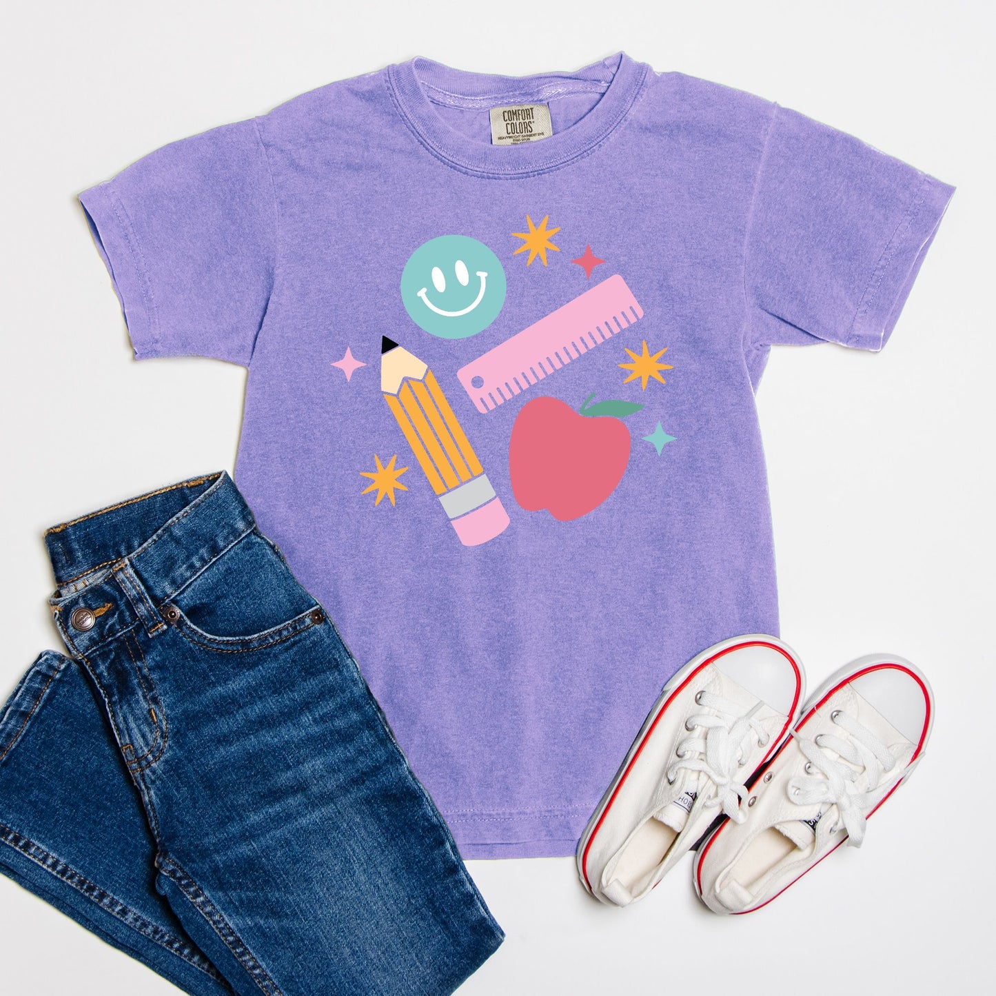 Cute School Supplies YOUTH Tee
