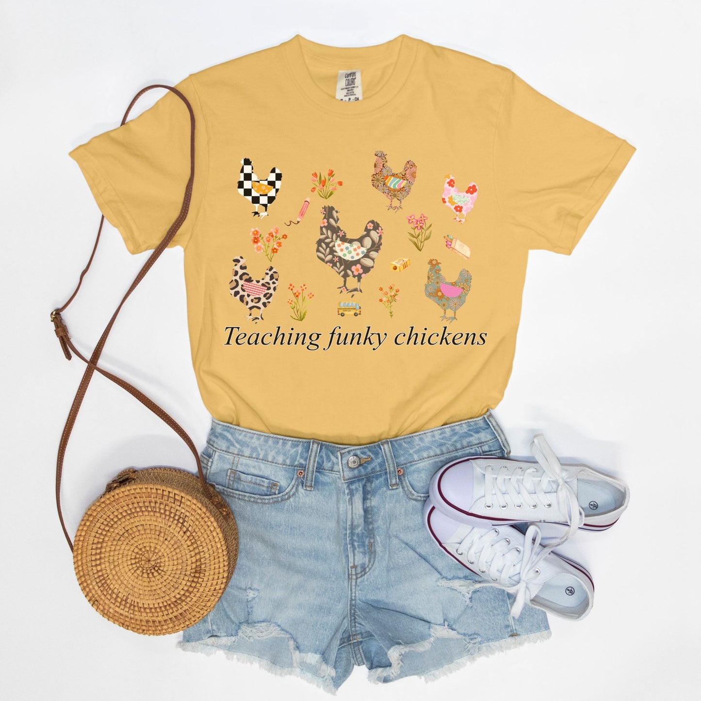 Teaching Funky Chickens Tee