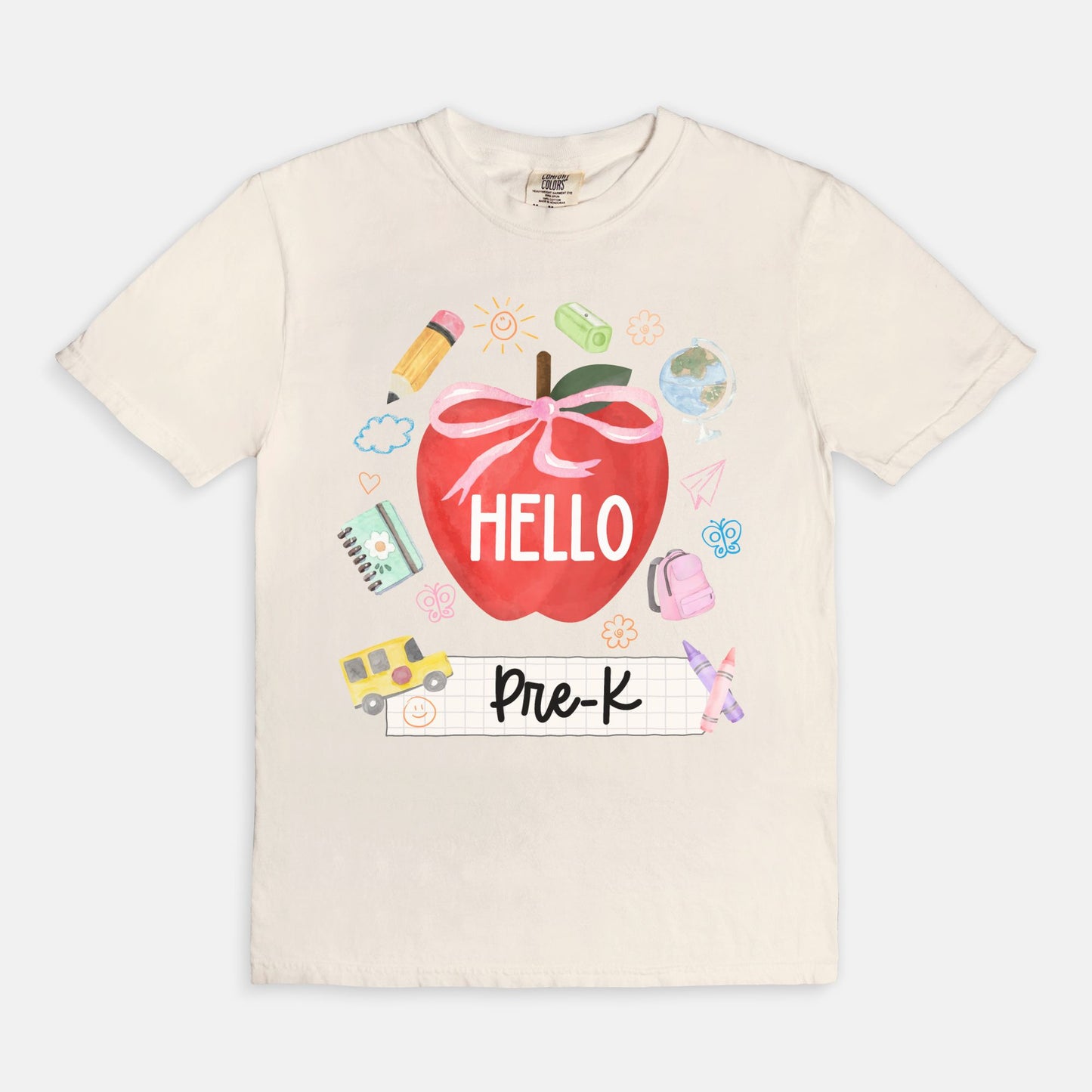 Hello Pre-K Apple Tee