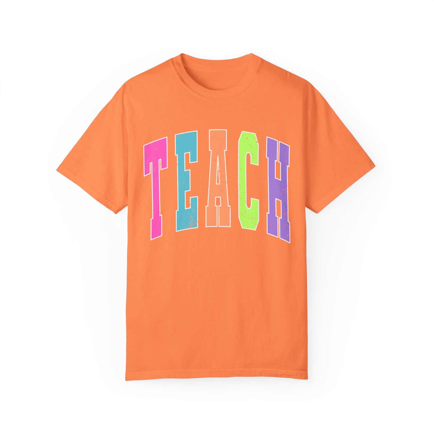 Neon Varsity Teach Tee