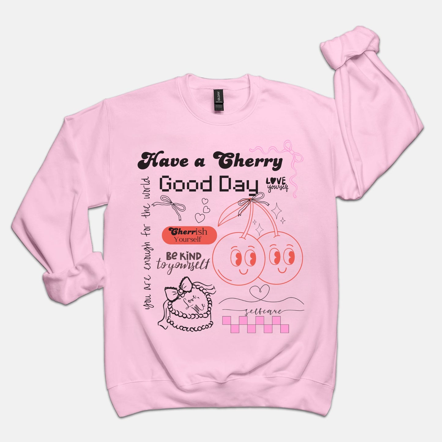 Cherry Good Day Retro Sweatshirt