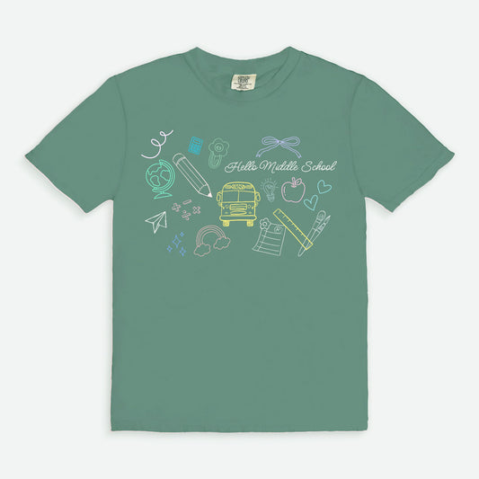 Middle School Chalkboard Tee
