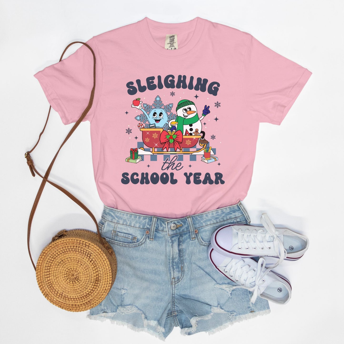 Sleighing The School Year Tee