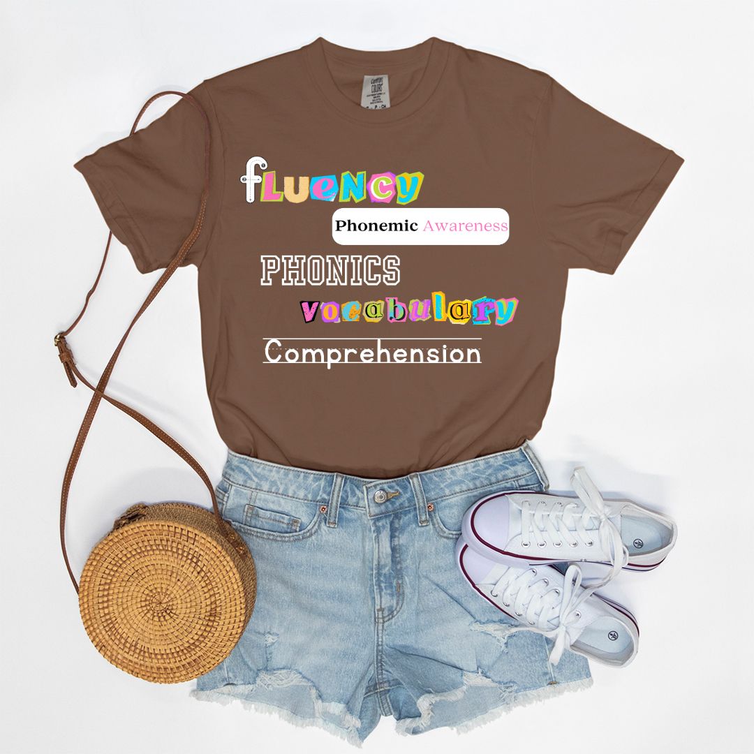 5 Pillars of Reading Tee