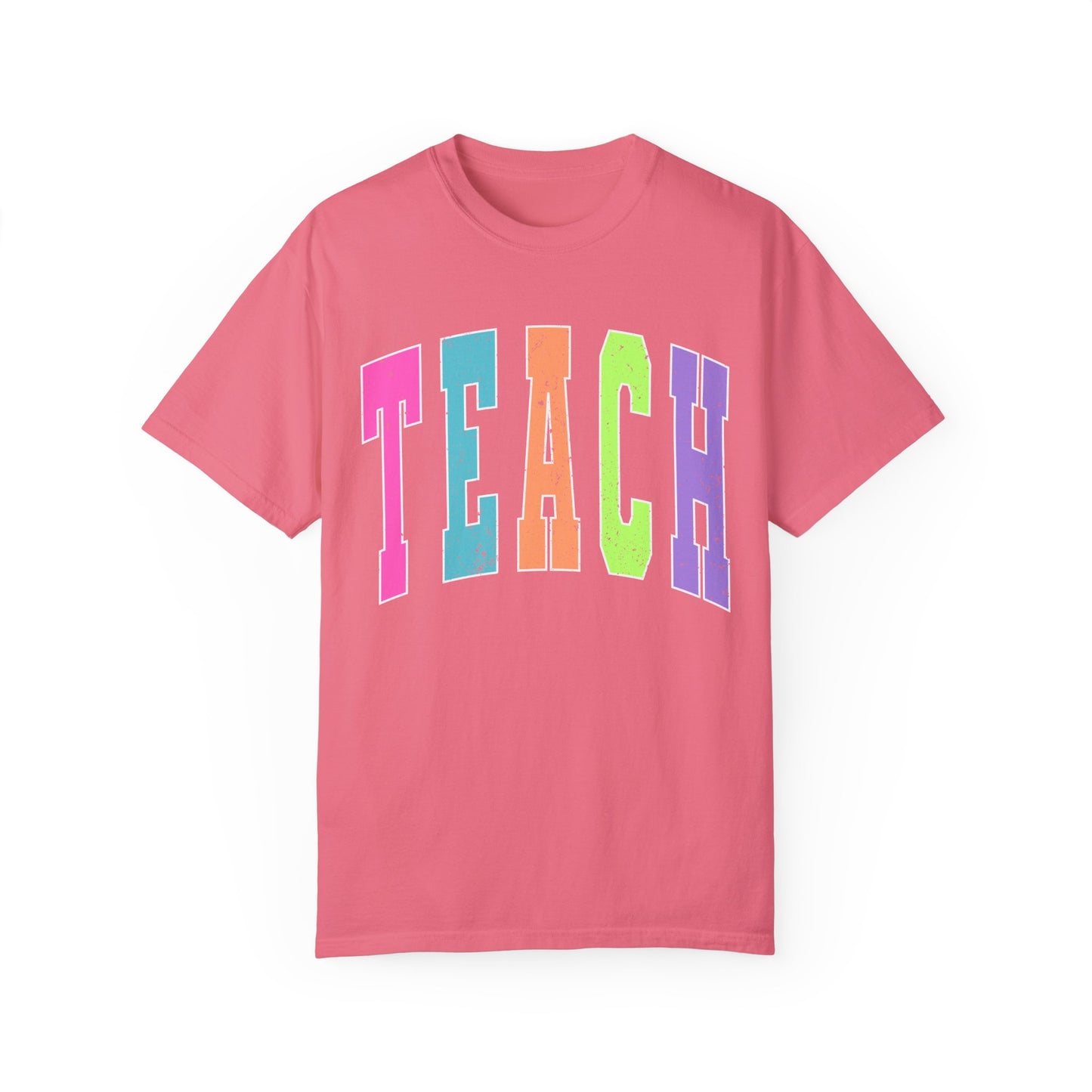 Neon Varsity Teach Tee
