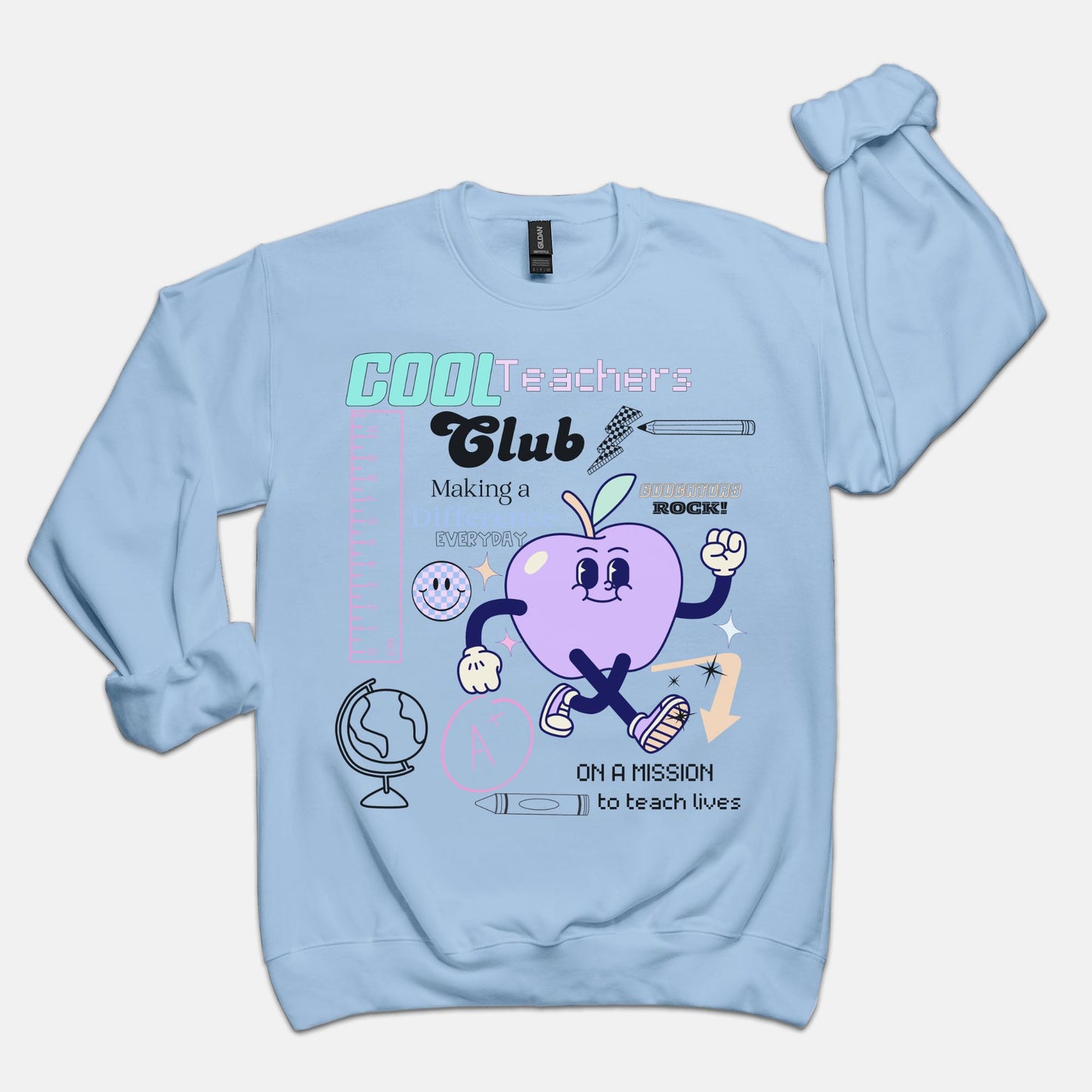Cool Teachers Club Retro Sweatshirt