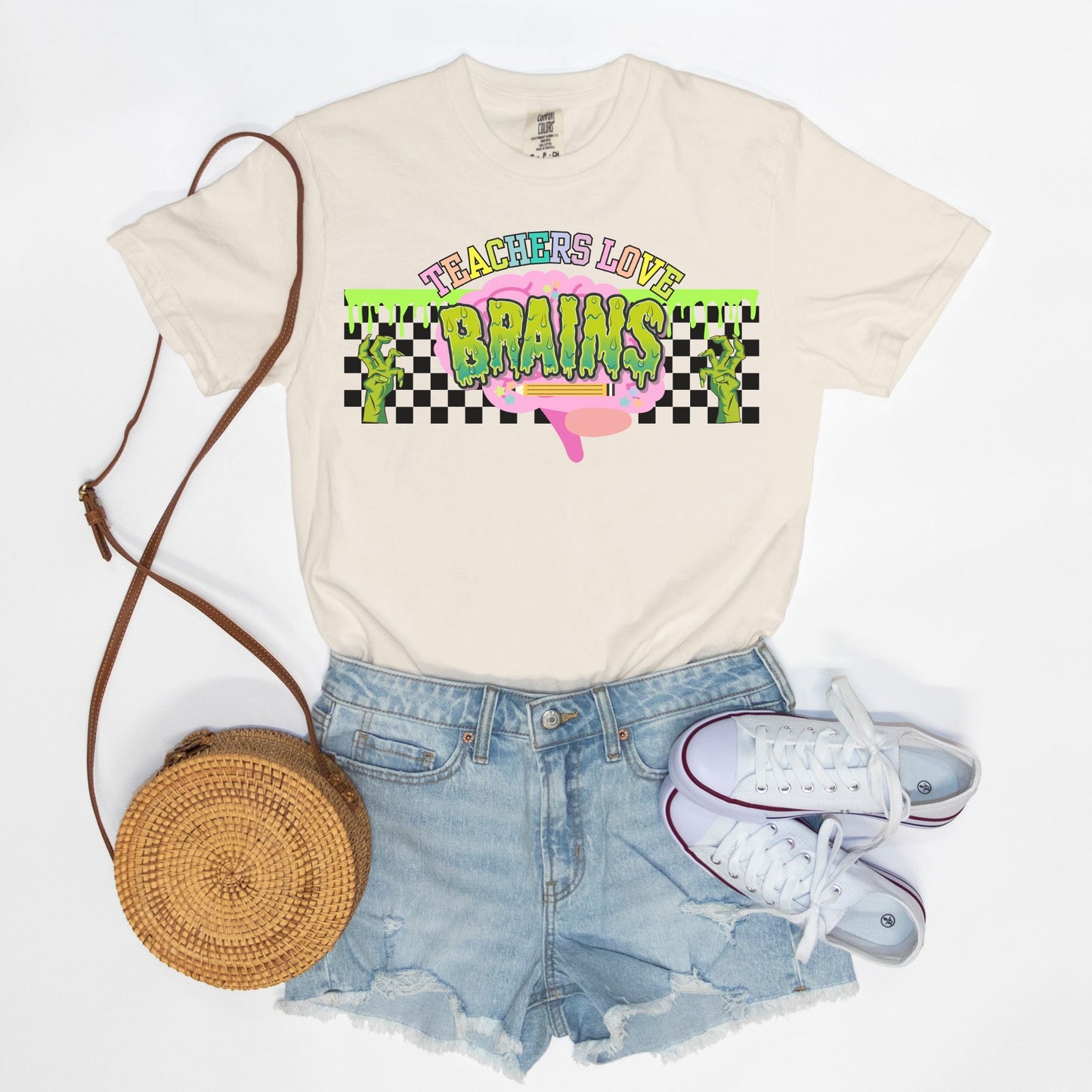 Teachers Love Brains Tee