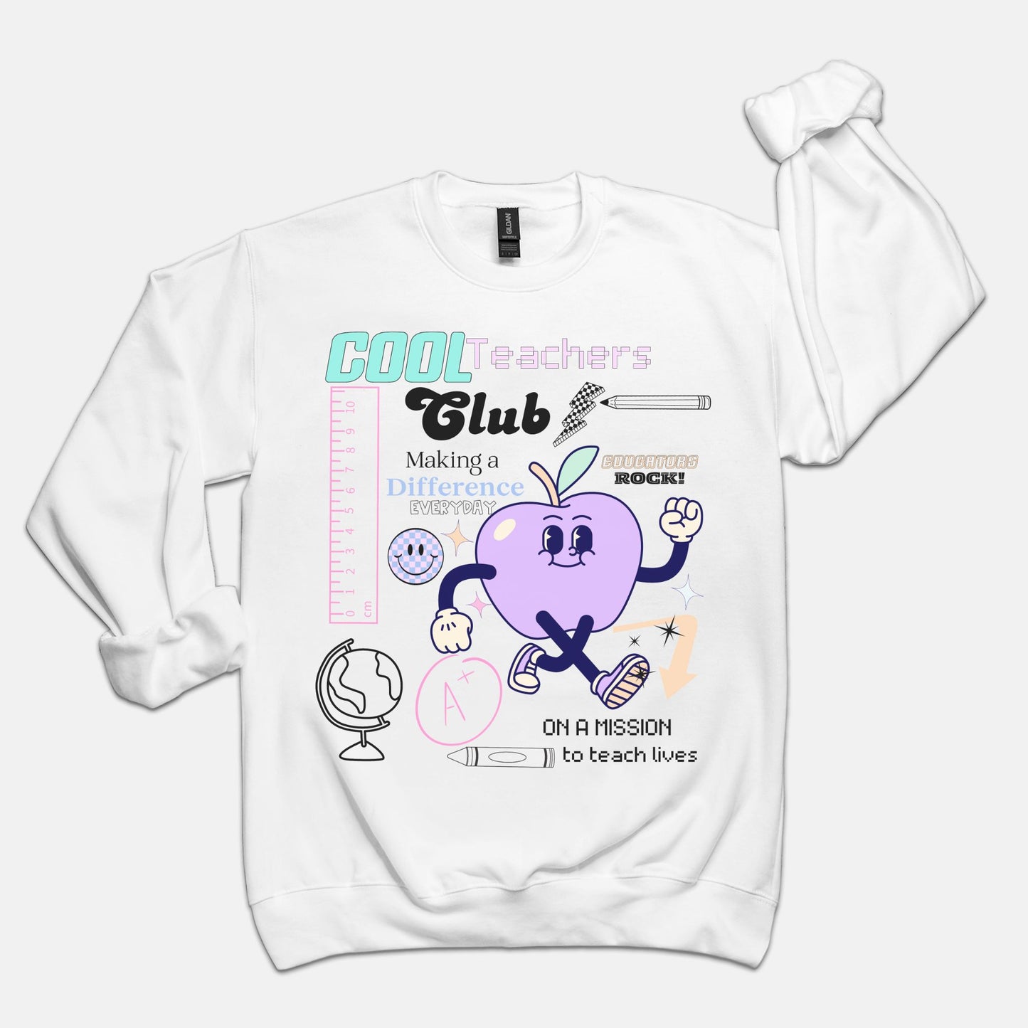 Cool Teachers Club Retro Sweatshirt
