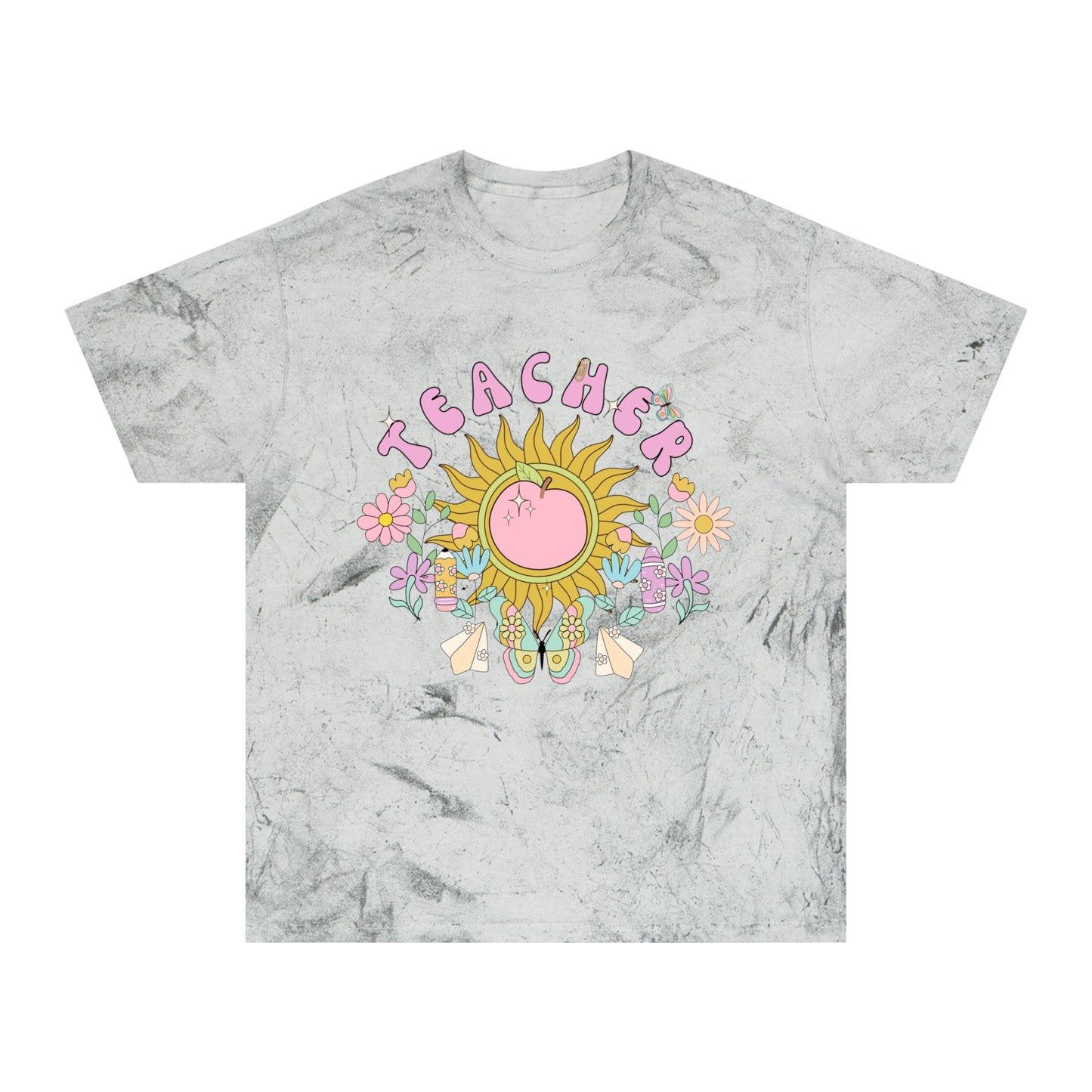 Boho Teacher Color Blast Tee