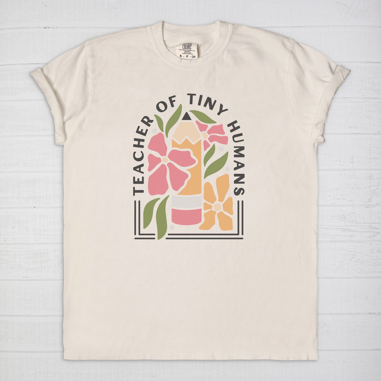 Teacher of Tiny Humans Floral Tee