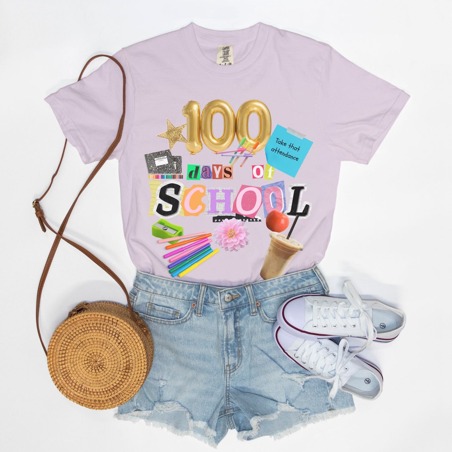 Scrappy 100 Days of School Tee