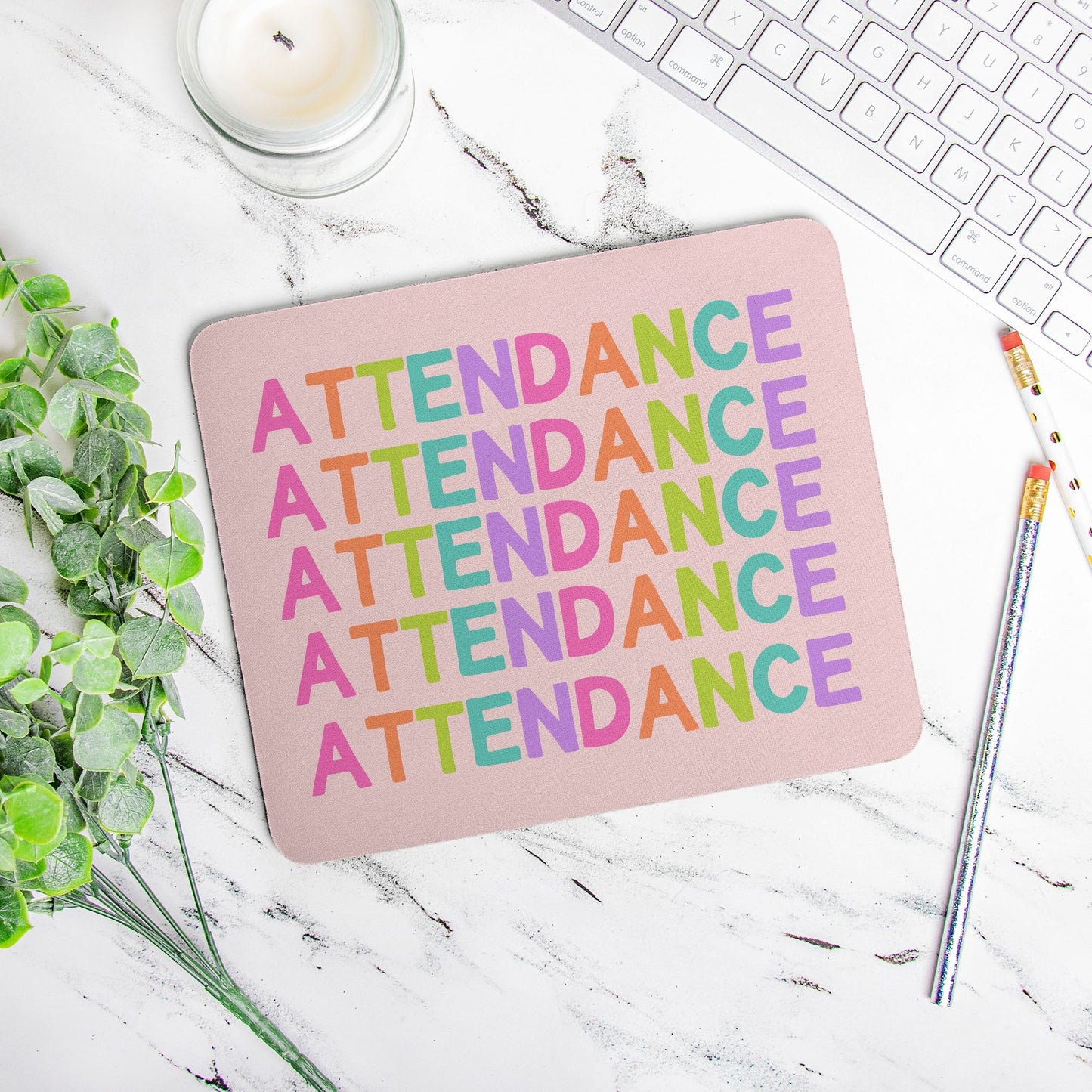Attendance Mousepad PINK