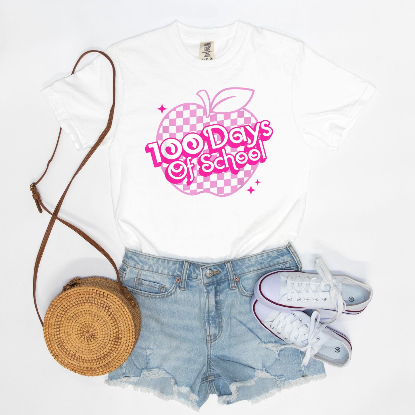 90s Doll 100 Days of School Tee