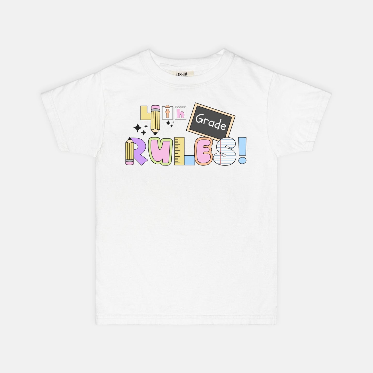 YOUTH 4th Grade Rules Ransom Tee