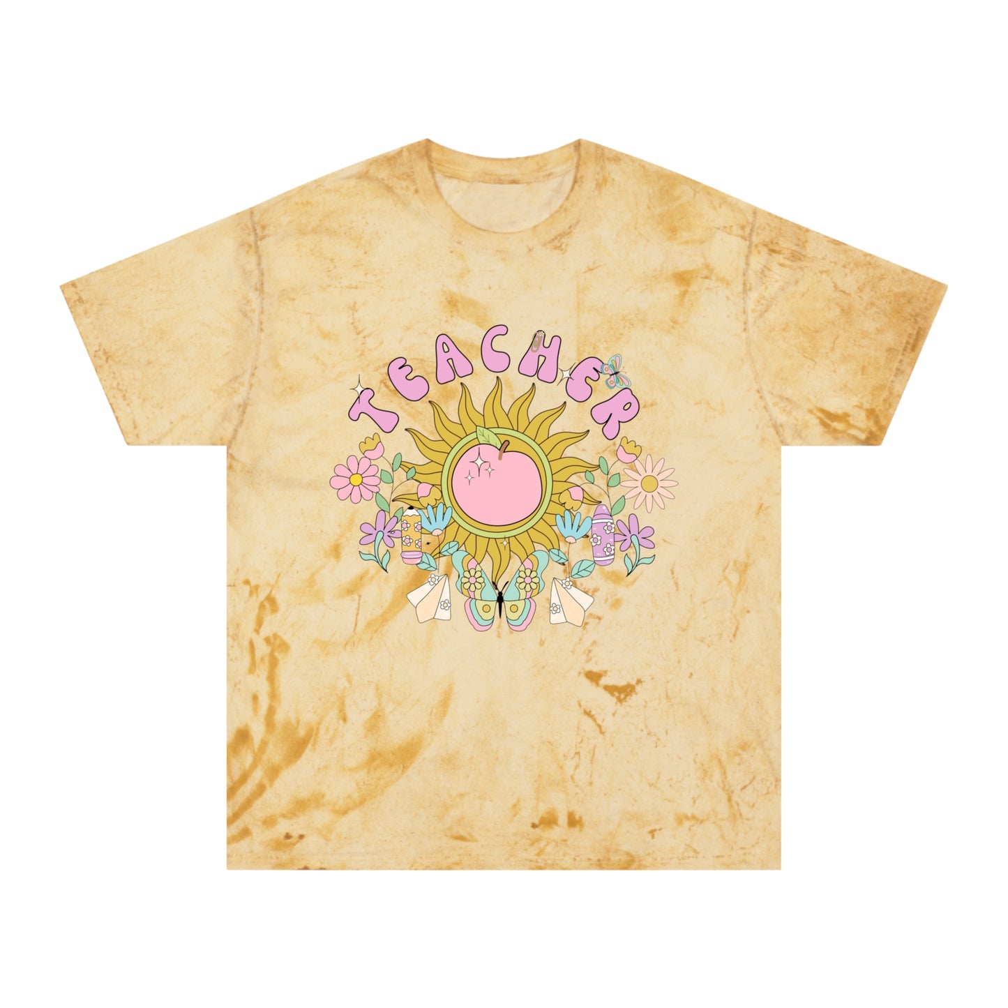 Boho Teacher Color Blast Tee