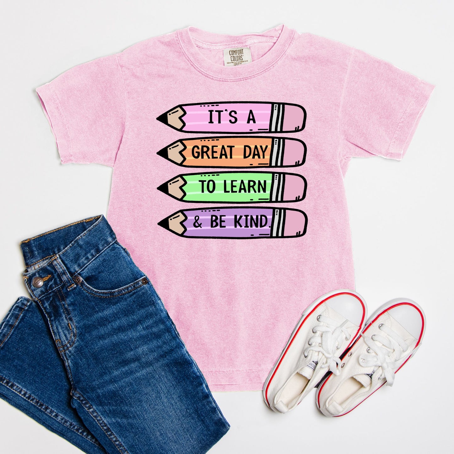 It's A Great Day To Learn And Be Kind YOUTH Tee