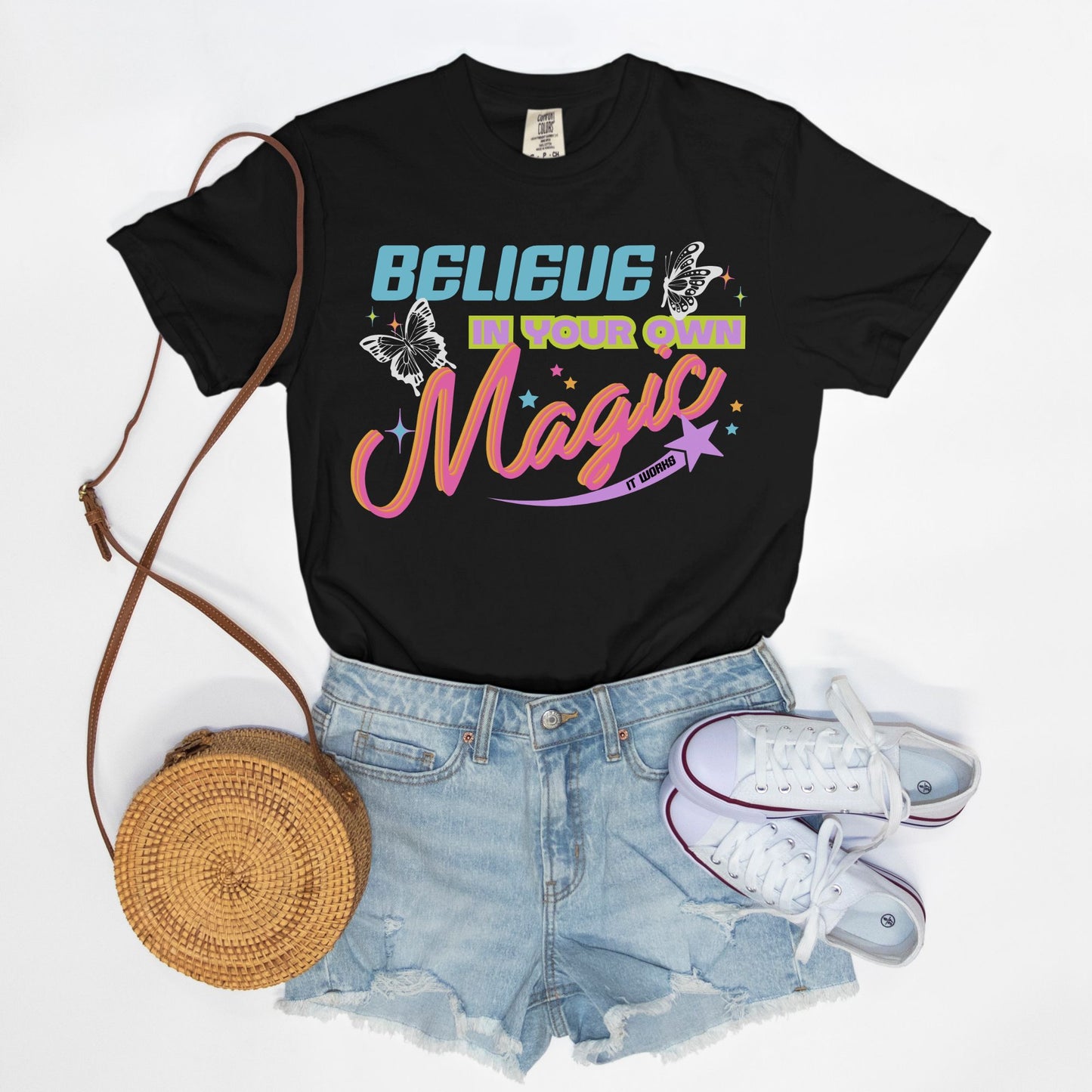 Believe In Your Own Magic Tee - Black
