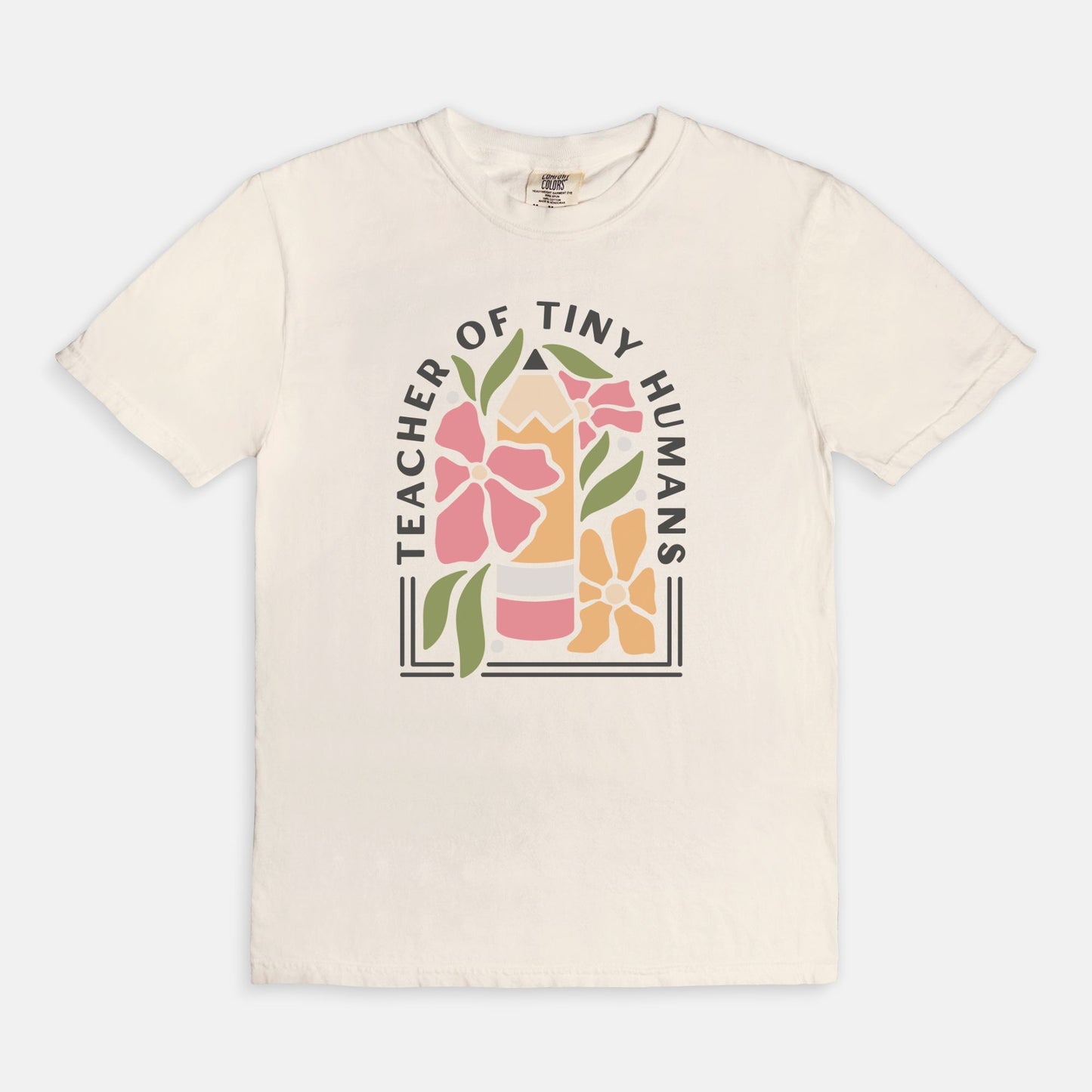 Teacher of Tiny Humans Floral Tee