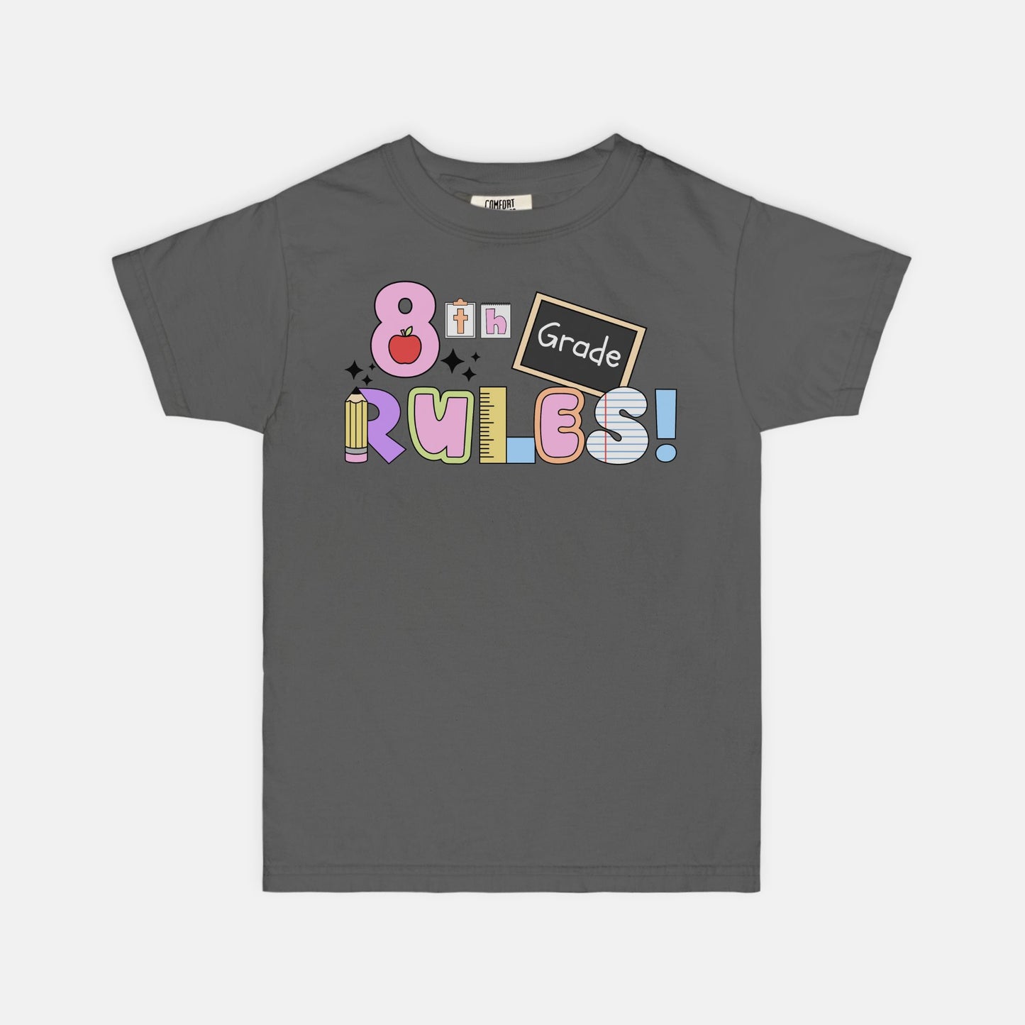 YOUTH 8th Grade Rules Ransom Tee