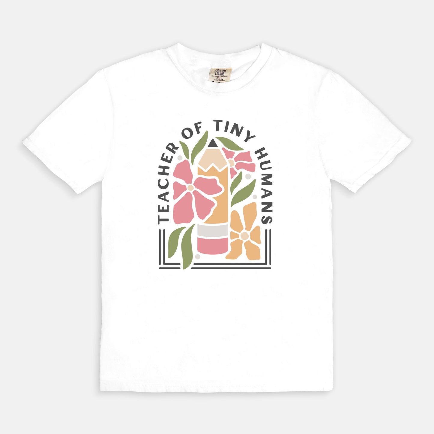 Teacher of Tiny Humans Floral Tee