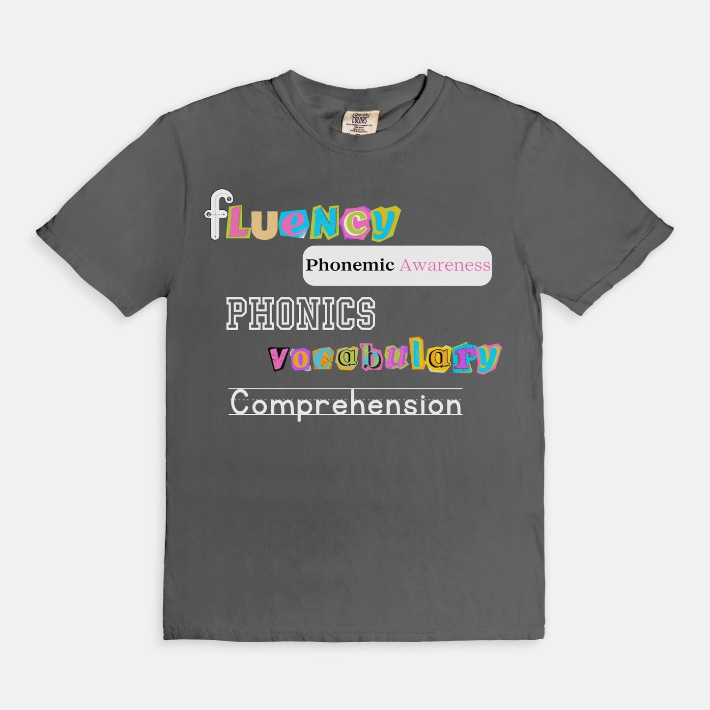5 Pillars of Reading Tee