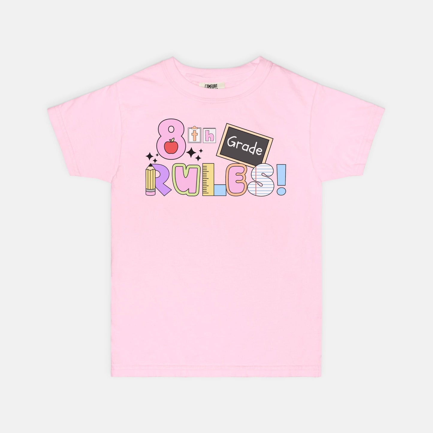 YOUTH 8th Grade Rules Ransom Tee