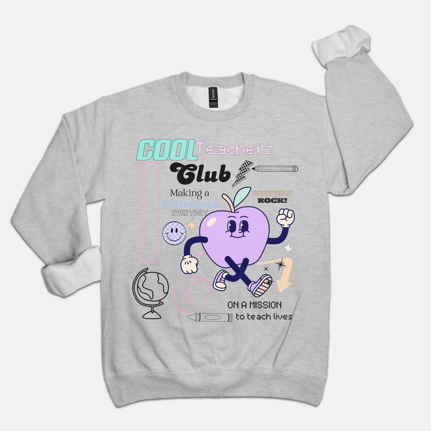 Cool Teachers Club Retro Sweatshirt