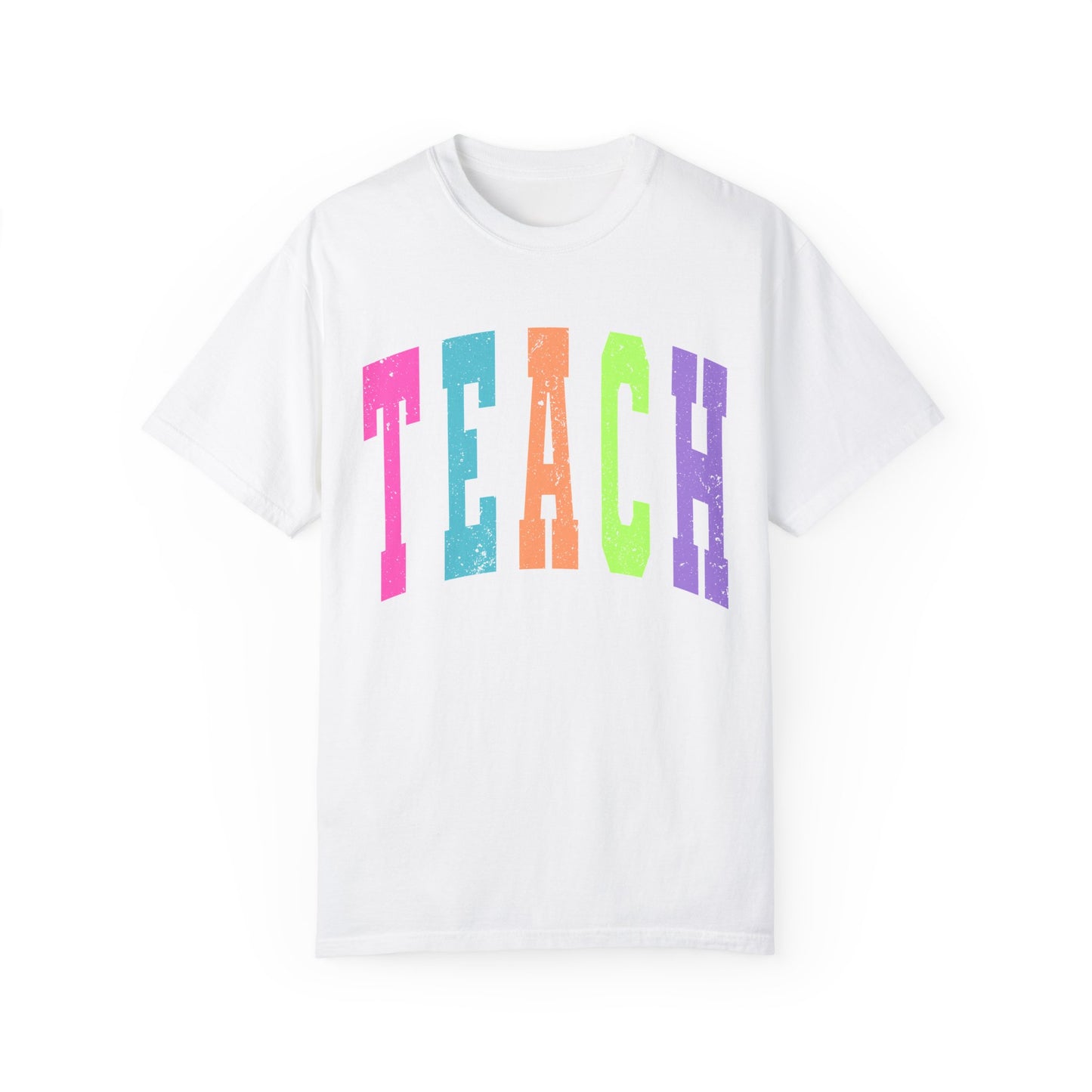 Neon Varsity Teach Tee