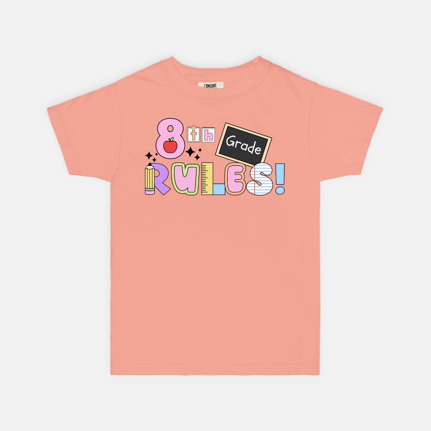 YOUTH 8th Grade Rules Ransom Tee