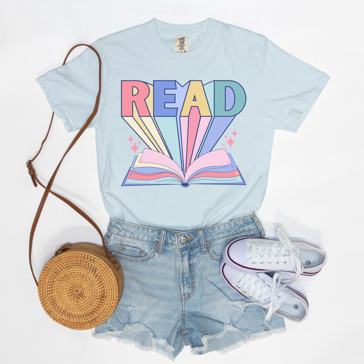 Read Retro Book Tee