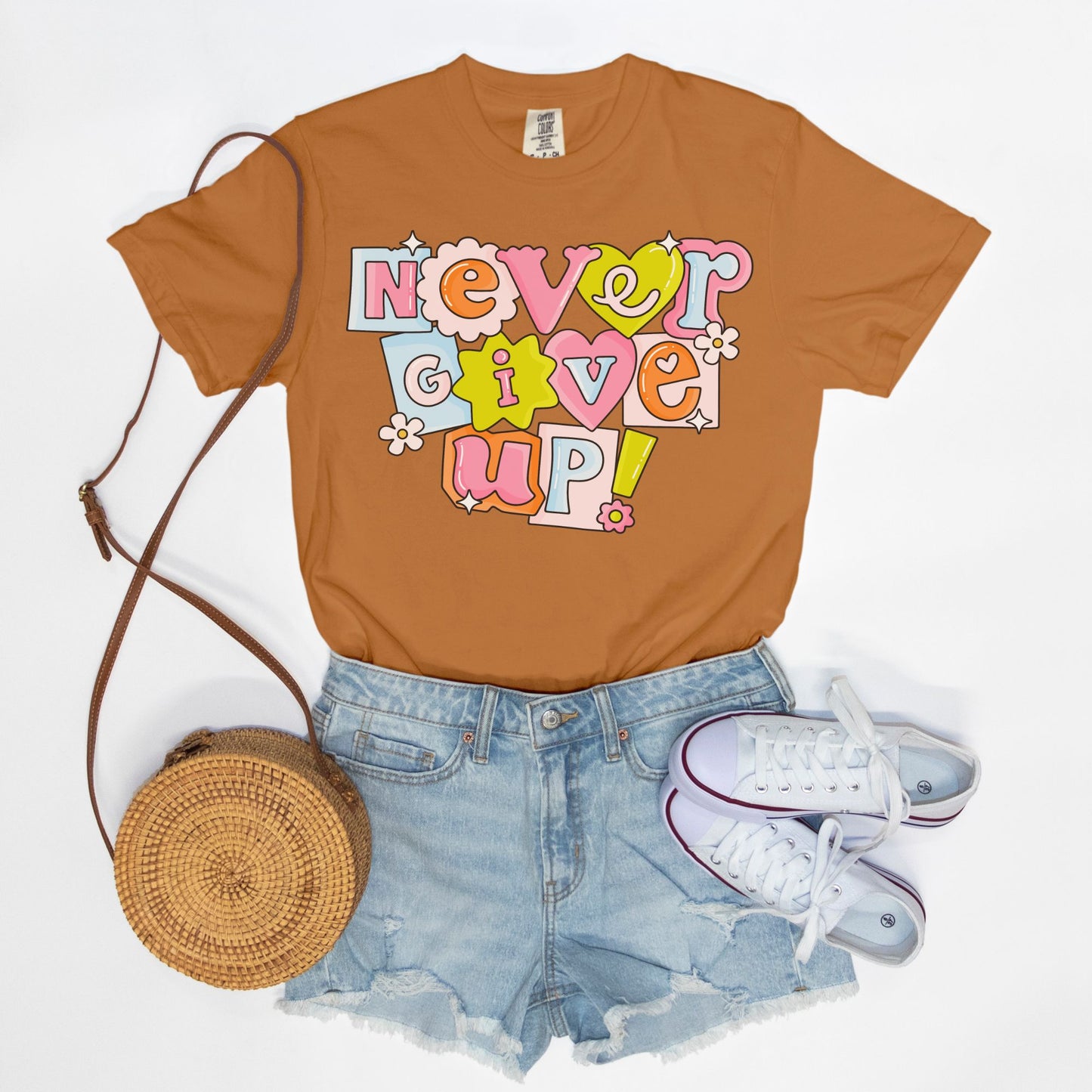 Never Give Up Ransom Tee