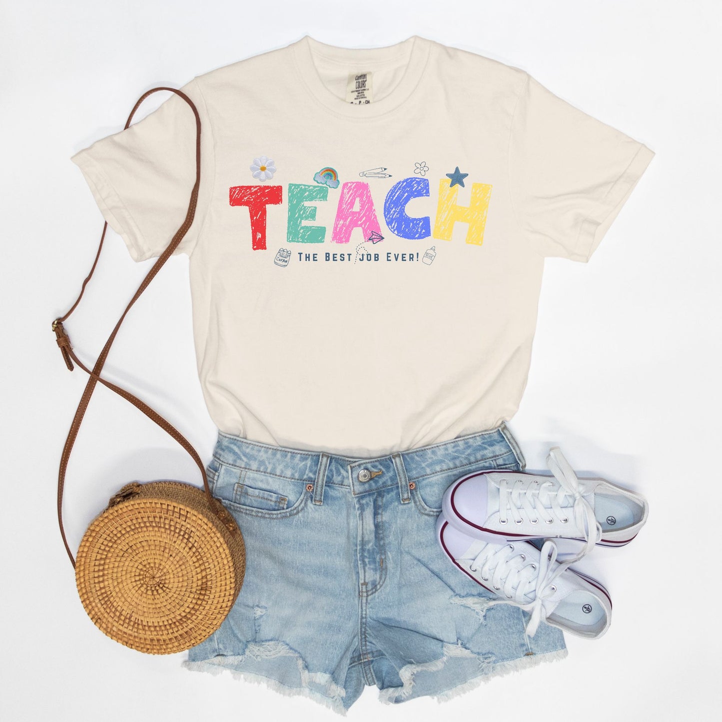 Crayon Teach Tee