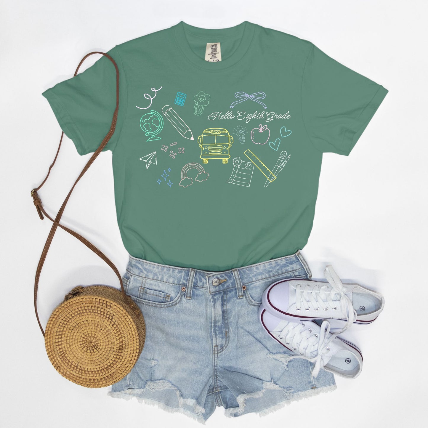 Eighth Grade Chalkboard Tee