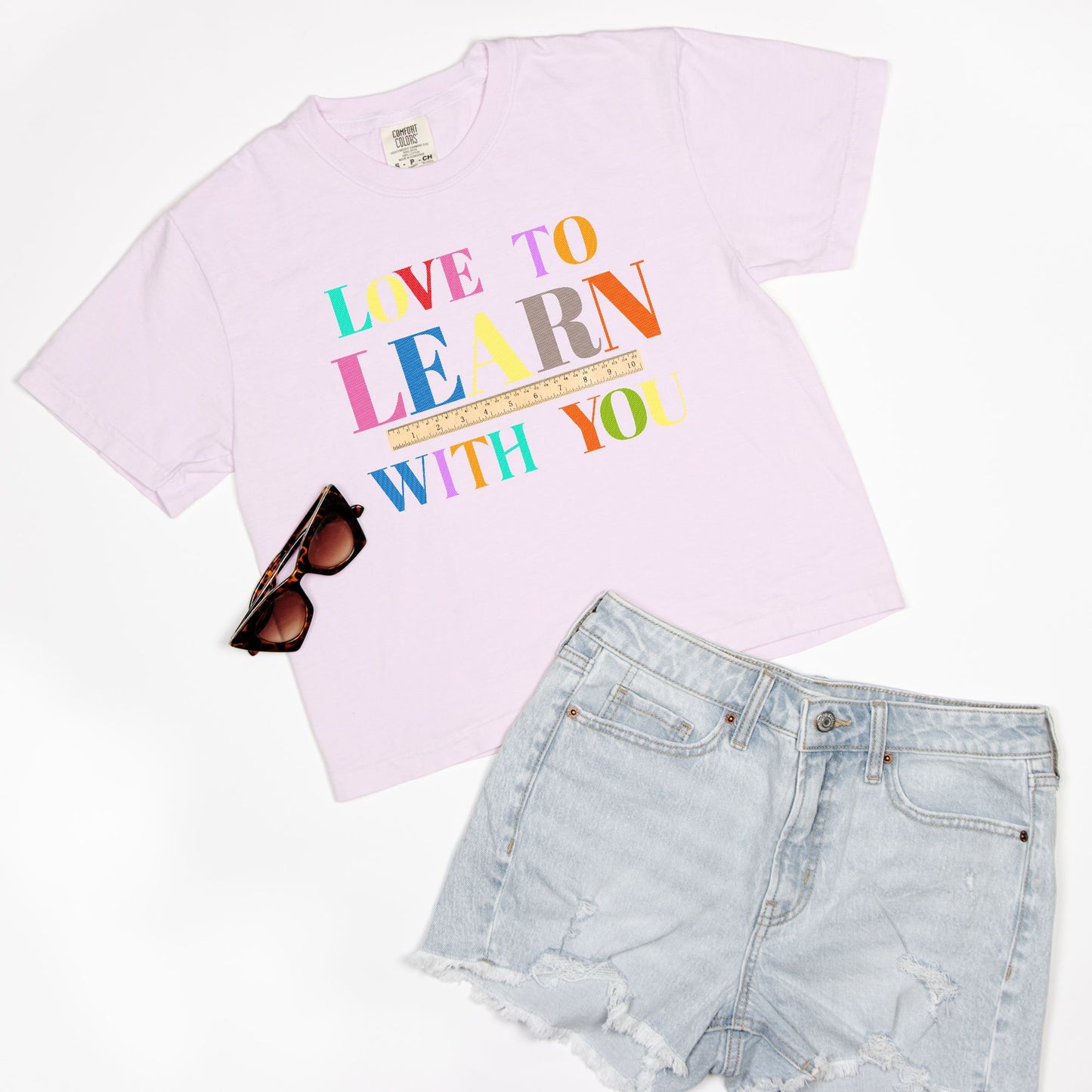 Love To Learn With You BOXY Tee